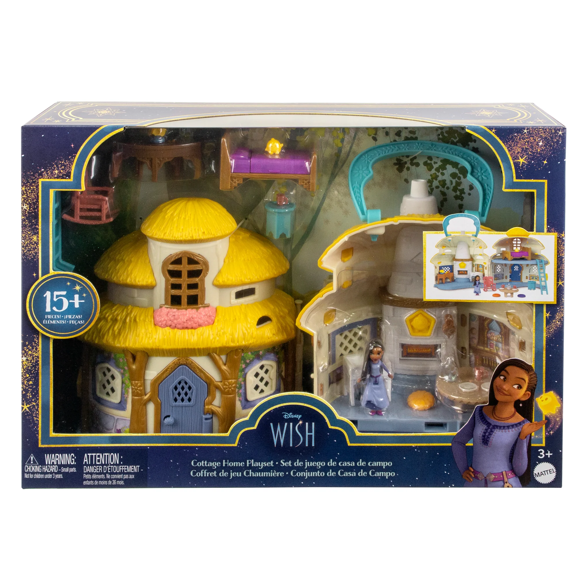 Disney - Coffret Maison D’Asha Du Royaume De Rosas - Maison De Poupée - 3 Ans Et + - Image 6