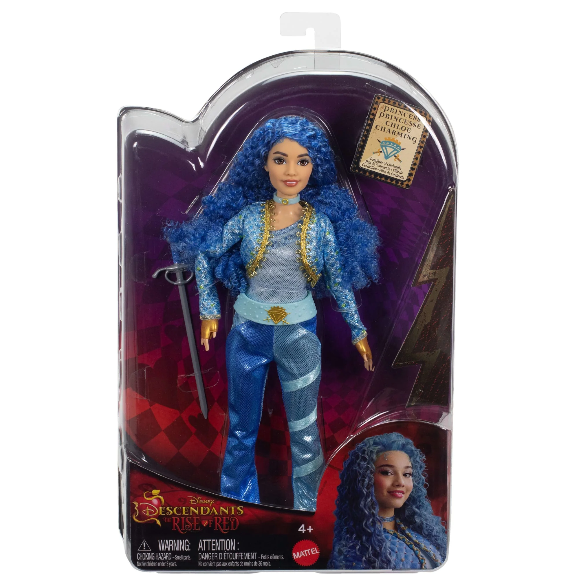 Disney Descendants: The Rise Of Red Fashion Doll - Princess Chloe Charming, Daughter Of Cinderella - Image 6