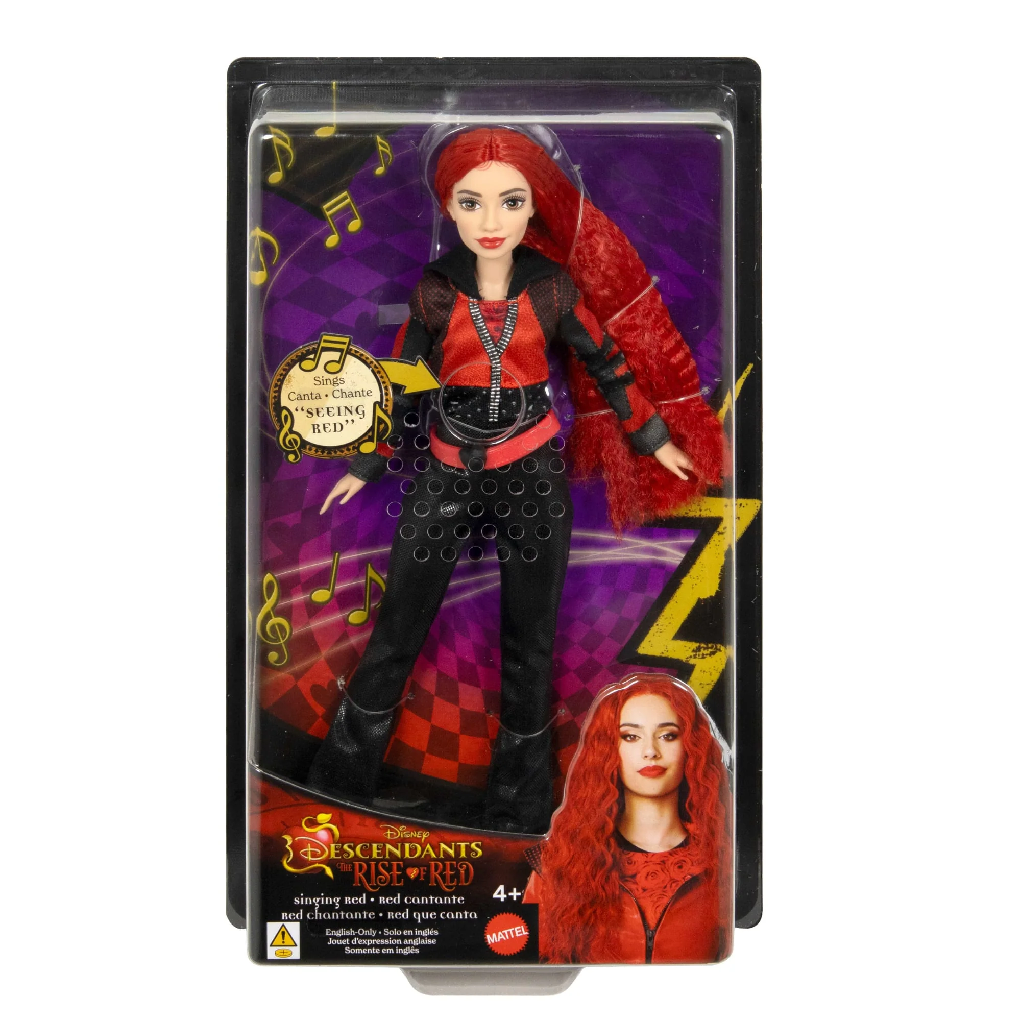 Disney Descendants: The Rise Of Red Doll  Singing Red Doll With Movie-Inspired Clothes & Accessories, Sings “Red” - Image 6