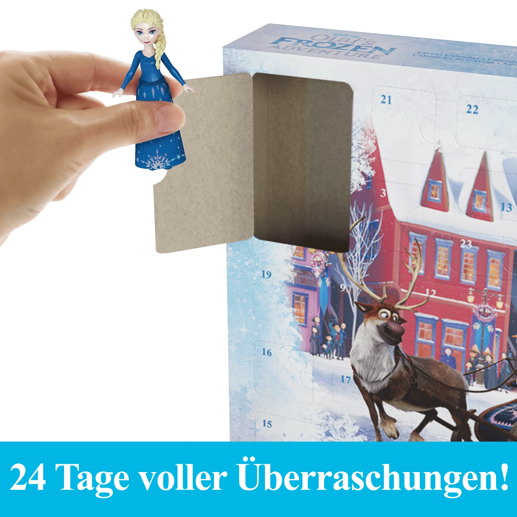 Disney Die Eiskönigin Adventskalender Mit Spielzeug Für 24 Tage Voller Überraschungen, Darunter Kleine Anna- Und Elsa-Puppen - Image 3