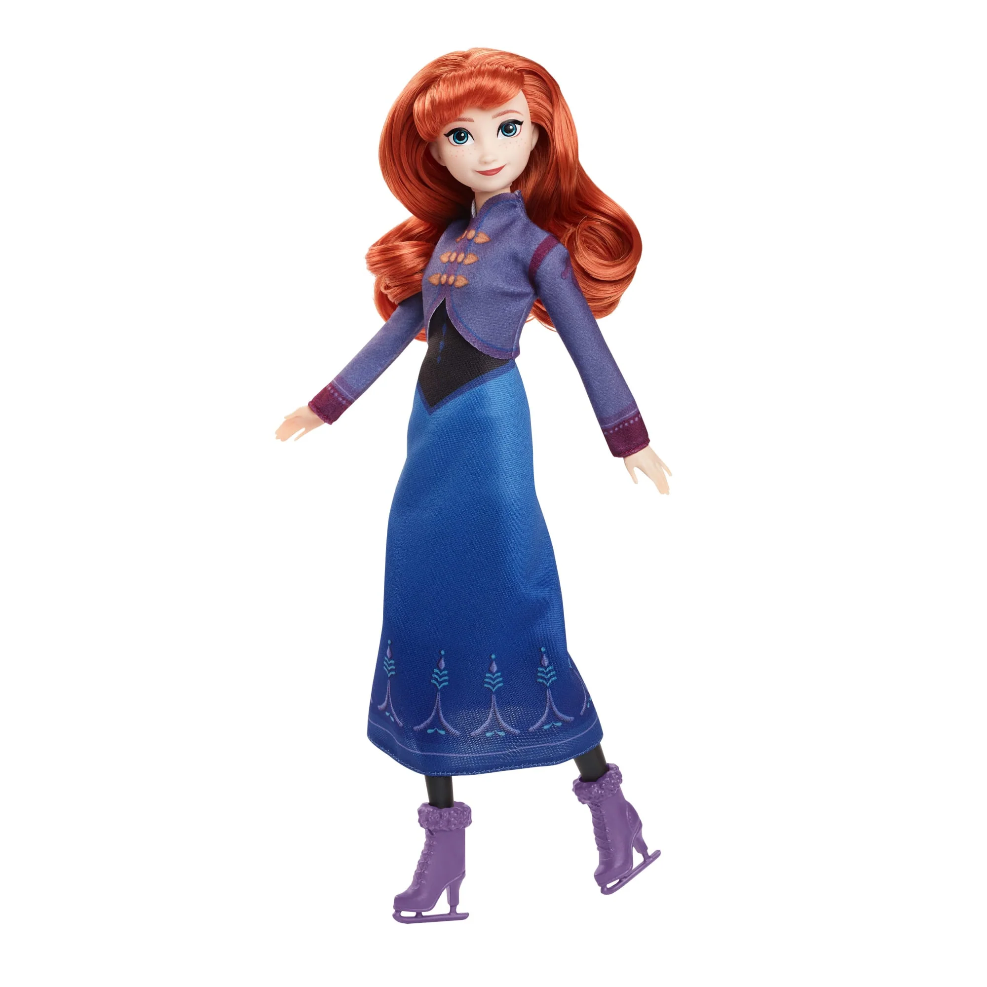 Disney Die Eiskönigin Eisläuferin Anna, Modepuppe Mit Schlittschuhen Und Schuhen, Inspiriert Von Die Eiskönigin: Winterfest“