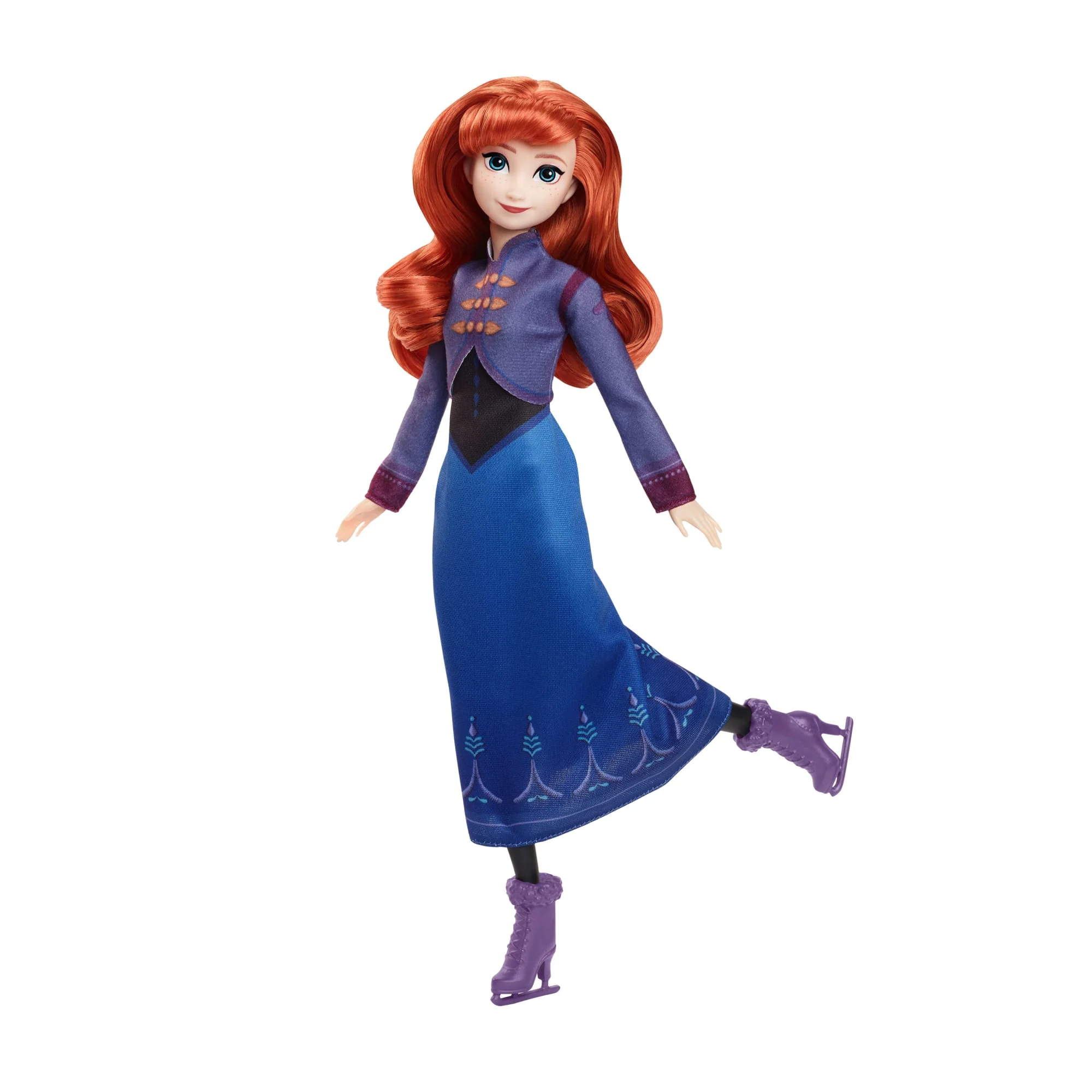 Disney Die Eiskönigin Eisläuferin Anna, Modepuppe Mit Schlittschuhen Und Schuhen, Inspiriert Von Die Eiskönigin: Winterfest“ - Image 2