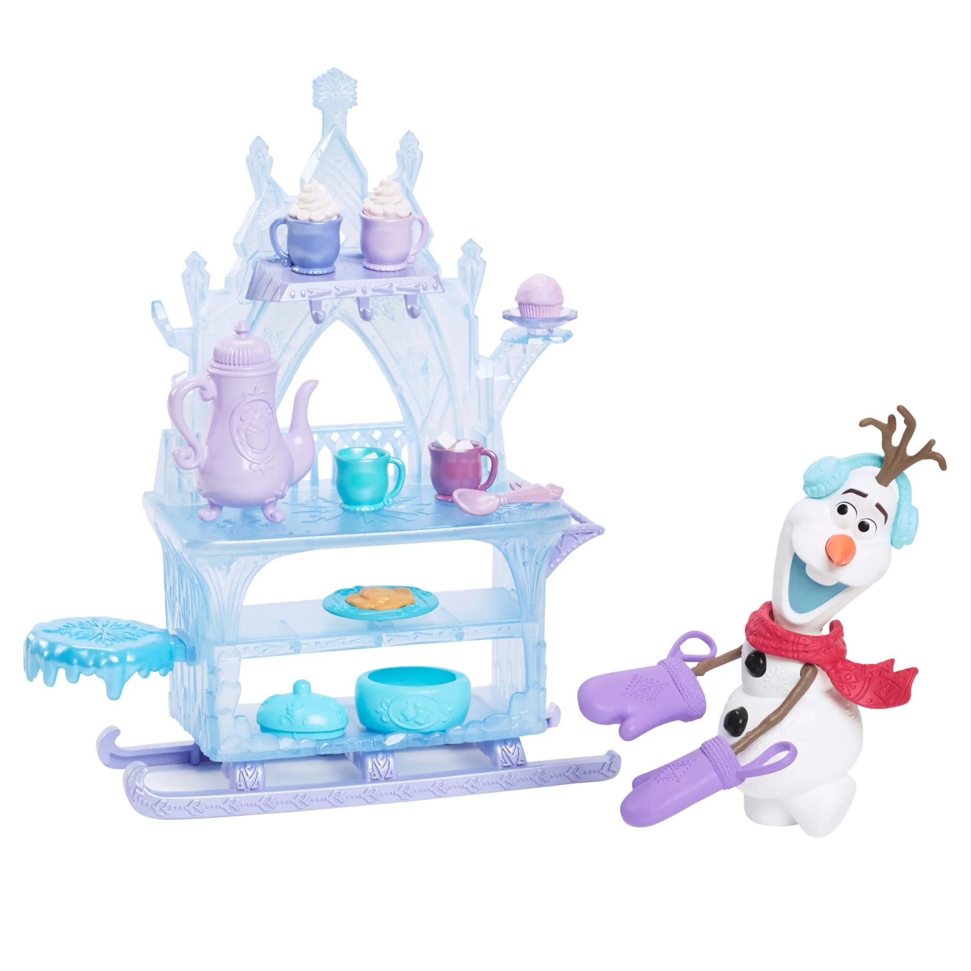 Disney Die Eiskönigin Olaf Leckereien-Schlitten-Spielset Mit Olaf-Puppe Und Über 15 Zubehörteilen.