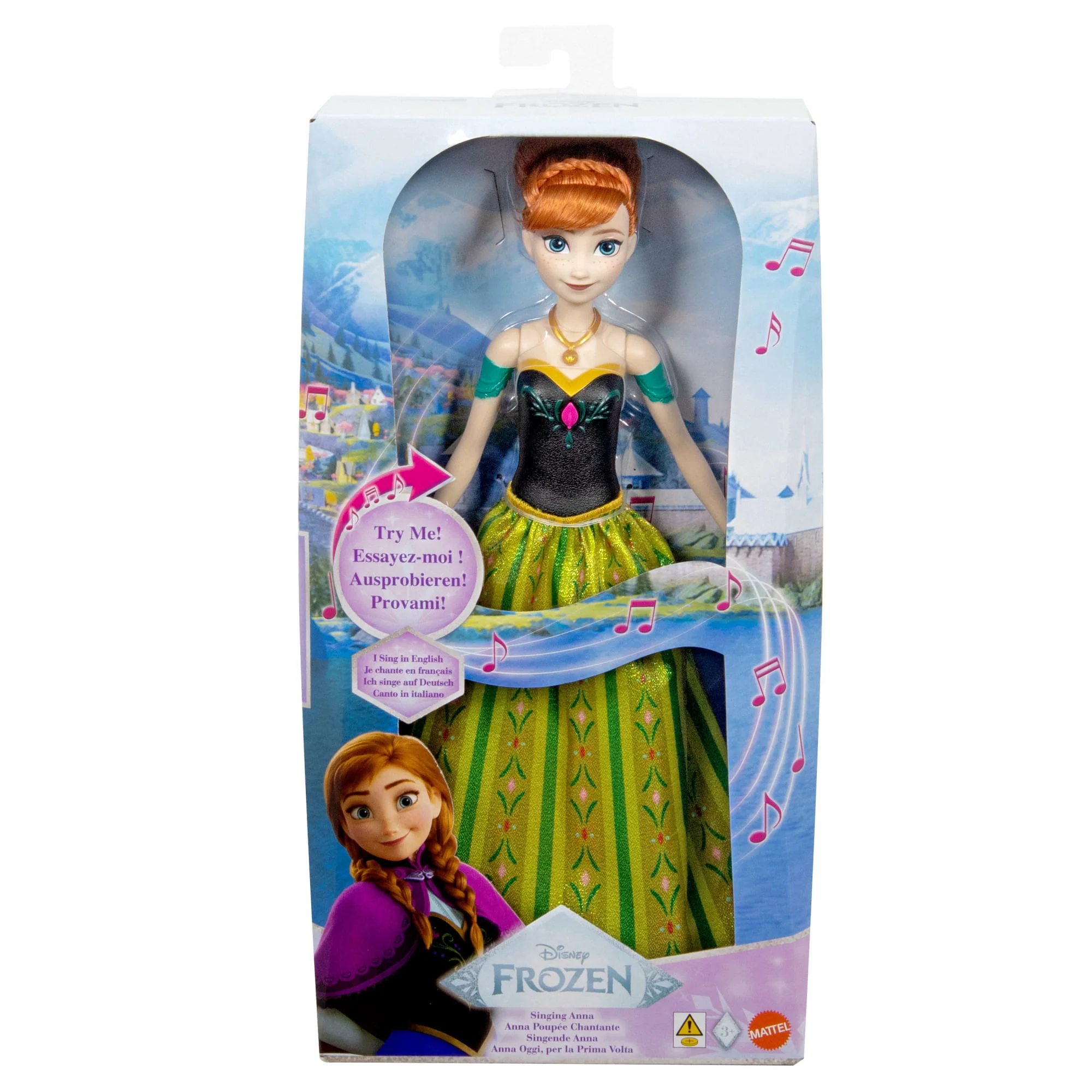 Disney Die Eiskönigin Singende Anna-Puppe, Singt Zum Ersten Mal“ Aus Dem Film in 4 Sprachen - Image 6