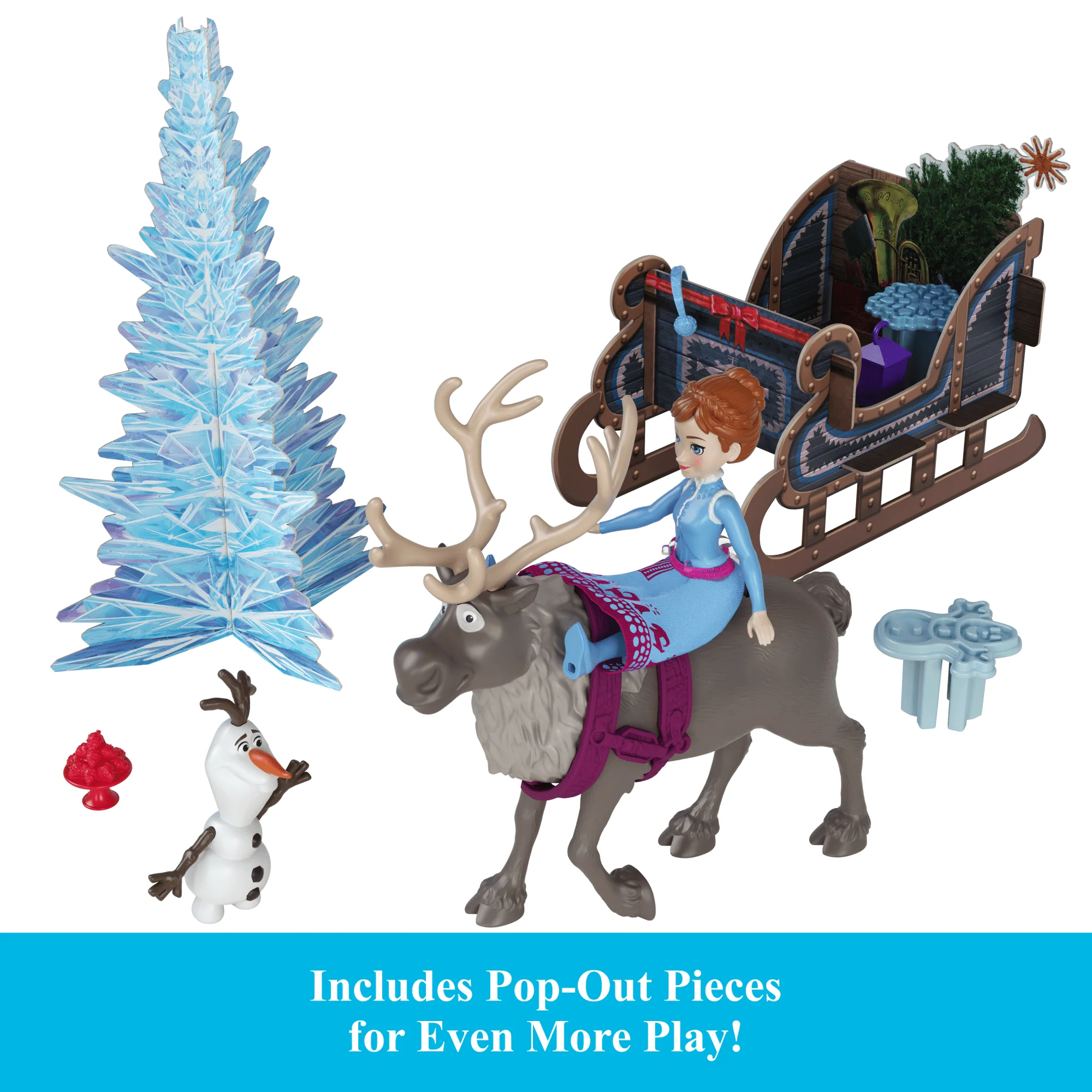 Disney Frozen Advent Calendar With 24 Days Of Surprise Toys, Including Anna & Elsa Small Dolls - Image 4