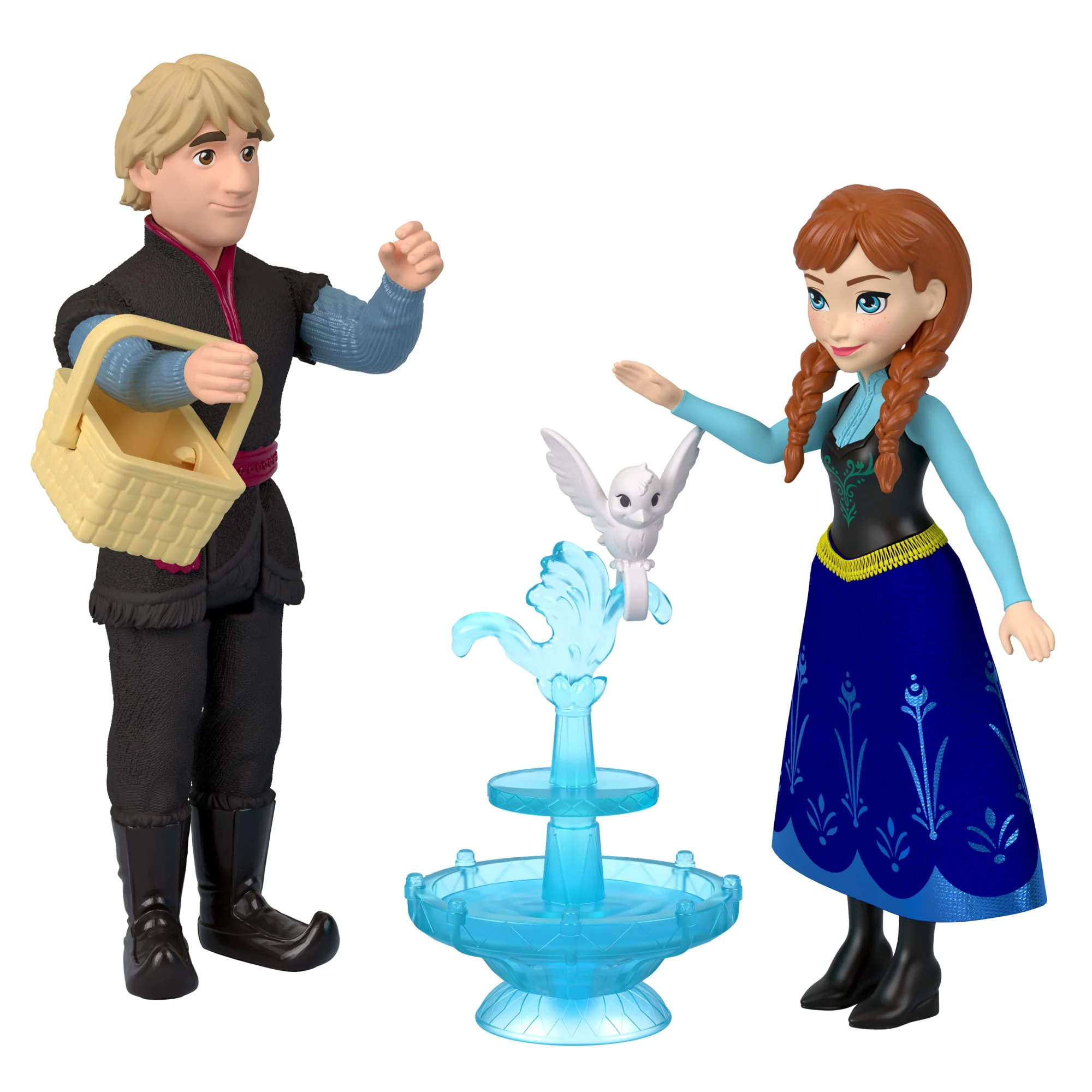 Disney Frozen Anna En Elsa Personageset Met 4 Kleine Poppen En 4 Accessoires, Geïnspireerd Op De Film - Image 5