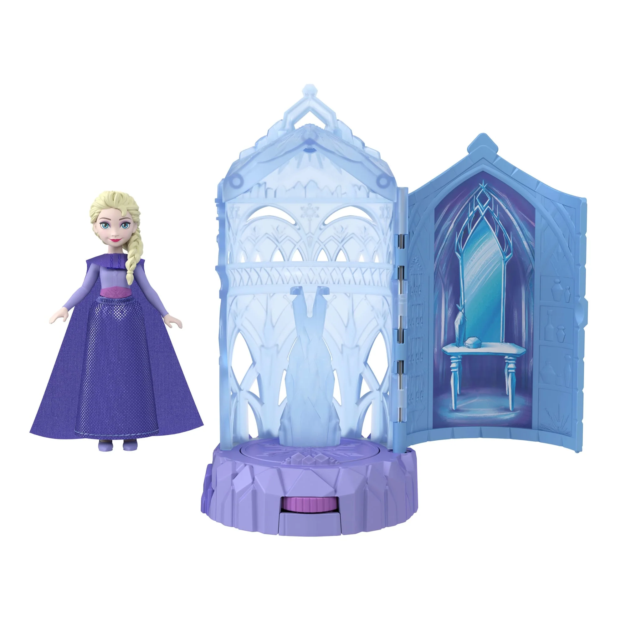 Disney Frozen Playset Castello Di Ghiaccio Con Sorpresa Rotante Con Bambola A Sorpresa (I Modelli Possono Variare) - Image 4
