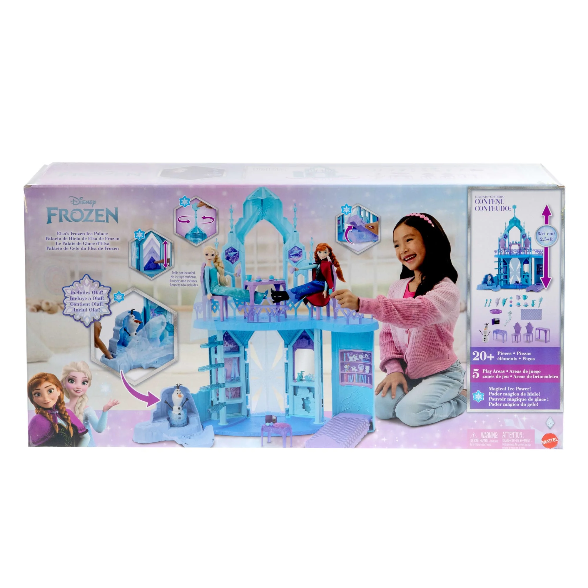 Disney Frozen Παγωμένο Παλάτι Σετ Με Φιγούρα Όλαφ, 5 Χώρους Παιχνιδιού Και 21 Αξεσουάρ - Image 6