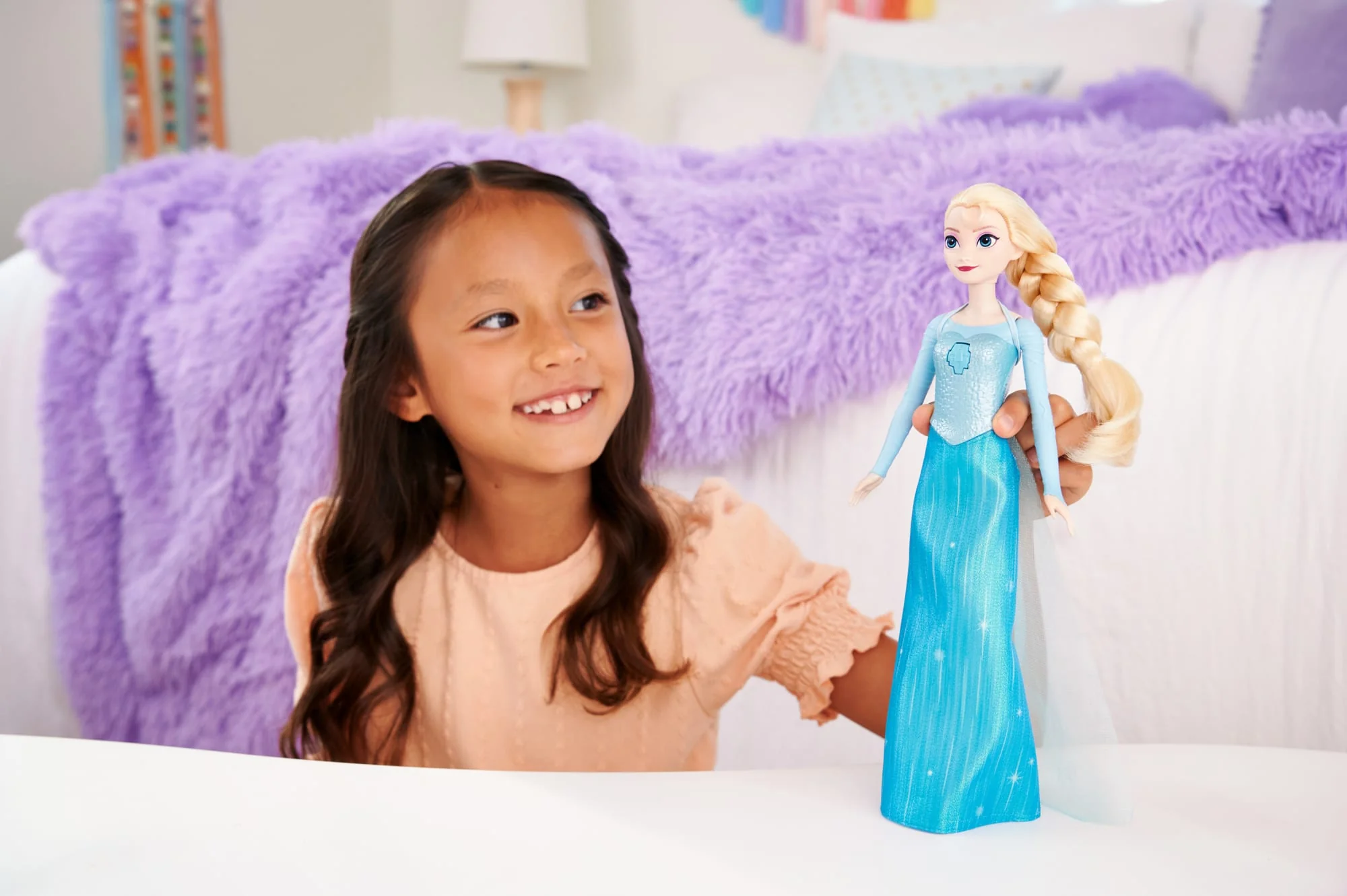 Disney Frozen, Bambola Elsa All'Alba Sorgerò Ispirata Al Film Con Che Canta 'All'Alba Sorgerò' in 4 Lingue - Image 2