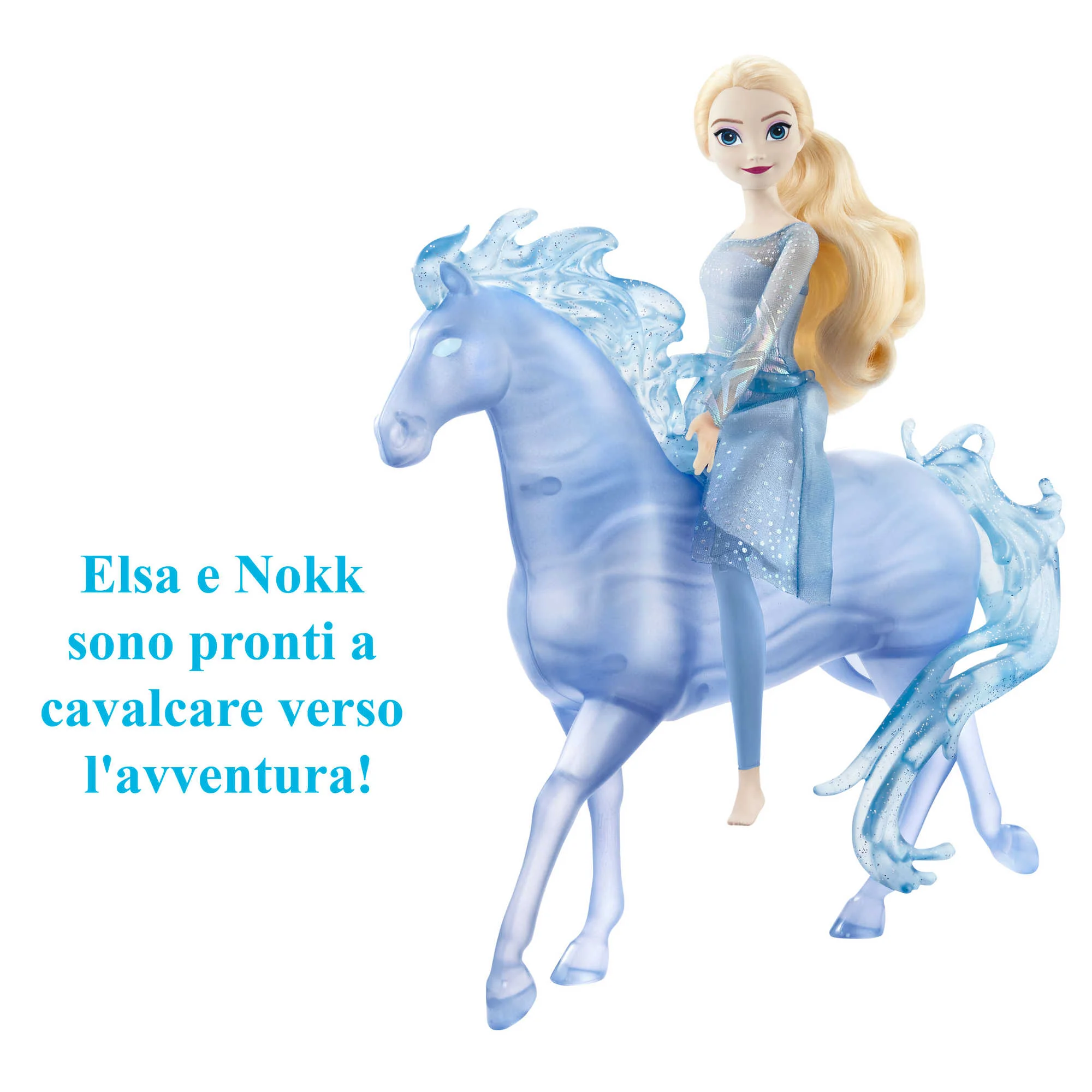 Disney Frozen, Bambola Elsa Con Nokk La Creatura Acquatica - Image 4