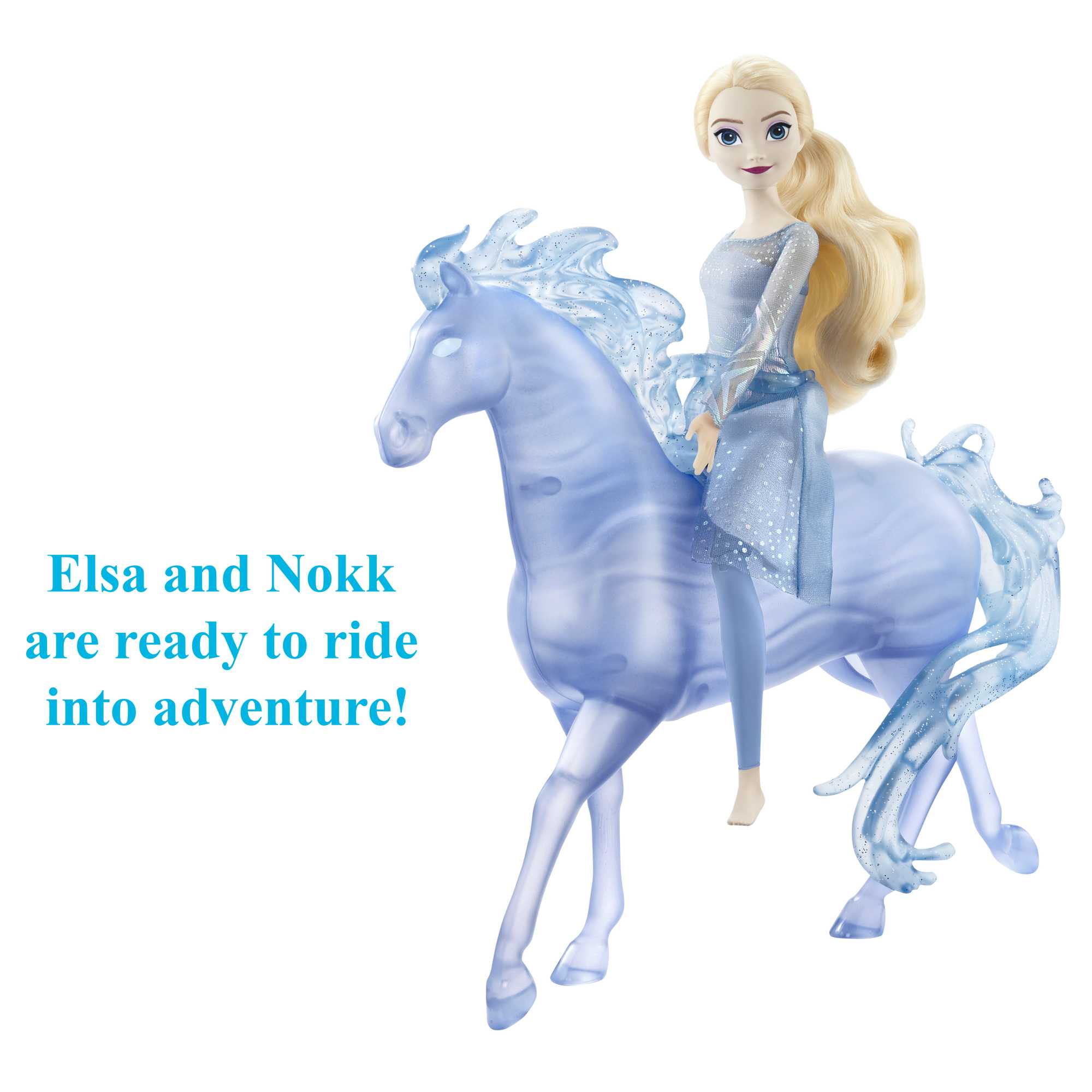 Disney Frozen Elsa Fashion Doll And Horse-Shaped Water Nokk Figure Inspired By Disney's Frozen 2 - Image 4