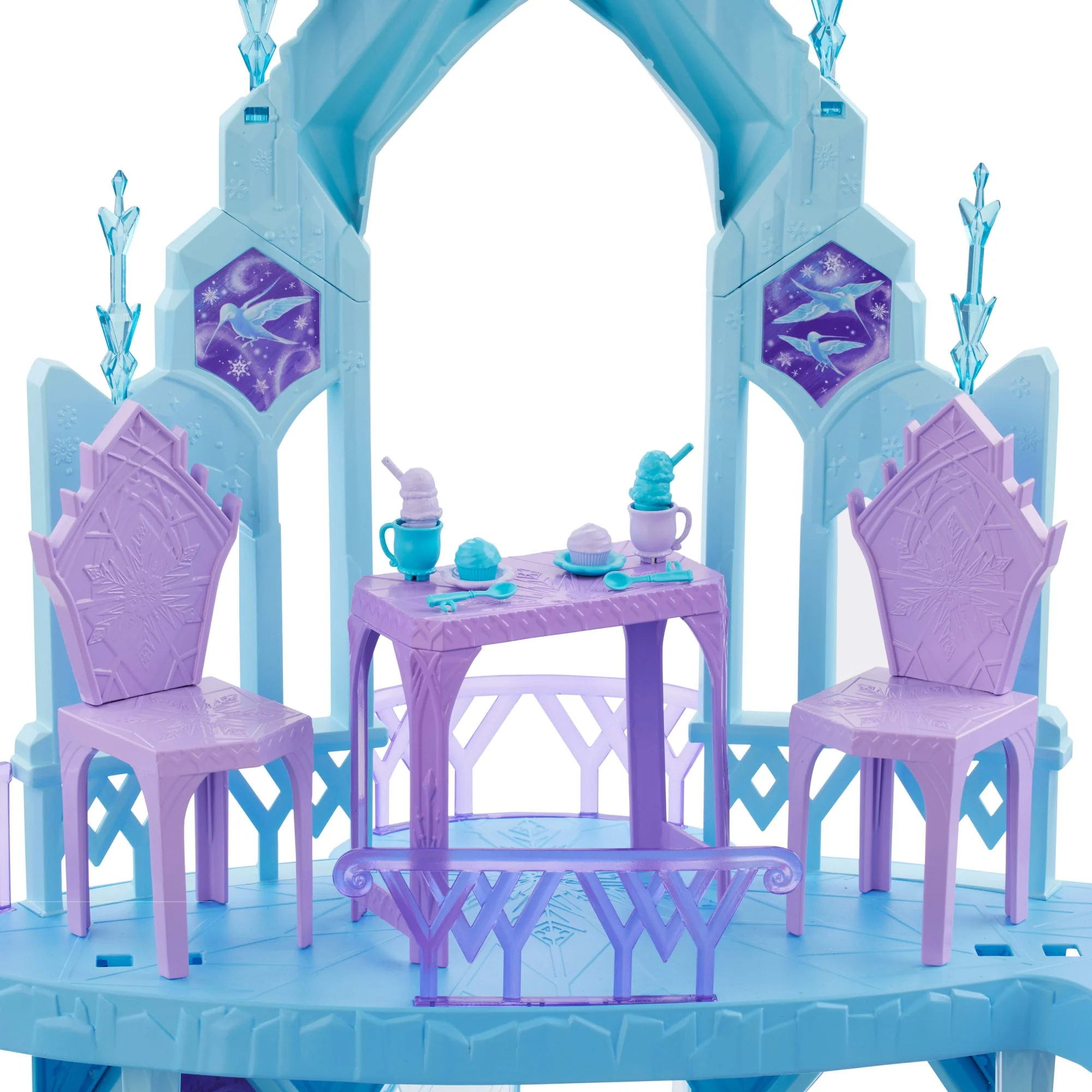 Disney Frozen Elsa's Frozen Ice Palace Castle Playset With Olaf, 5 Play Areas & 21 Accessories - Image 6