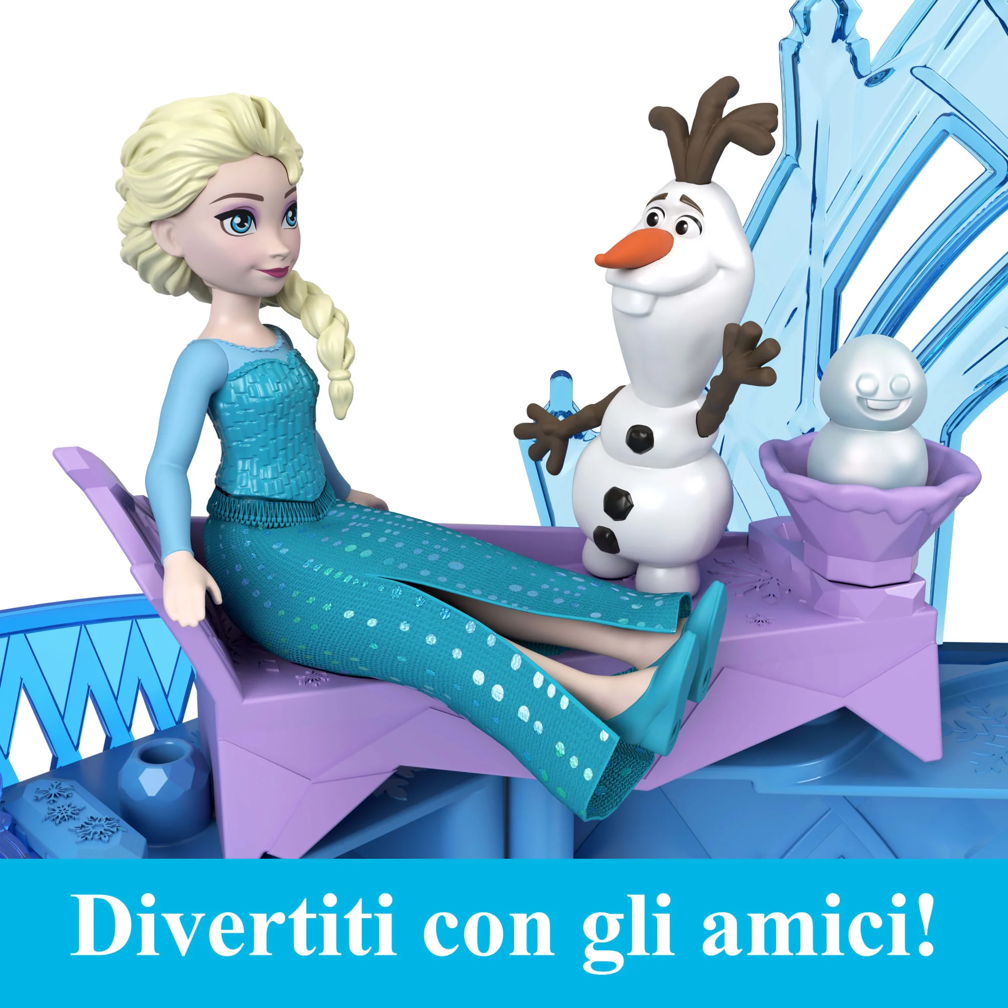 Giocattoli Disney Frozen, Castello Di Ghiaccio Di Elsa, Regalo Per Bambini E Bambine - Image 5