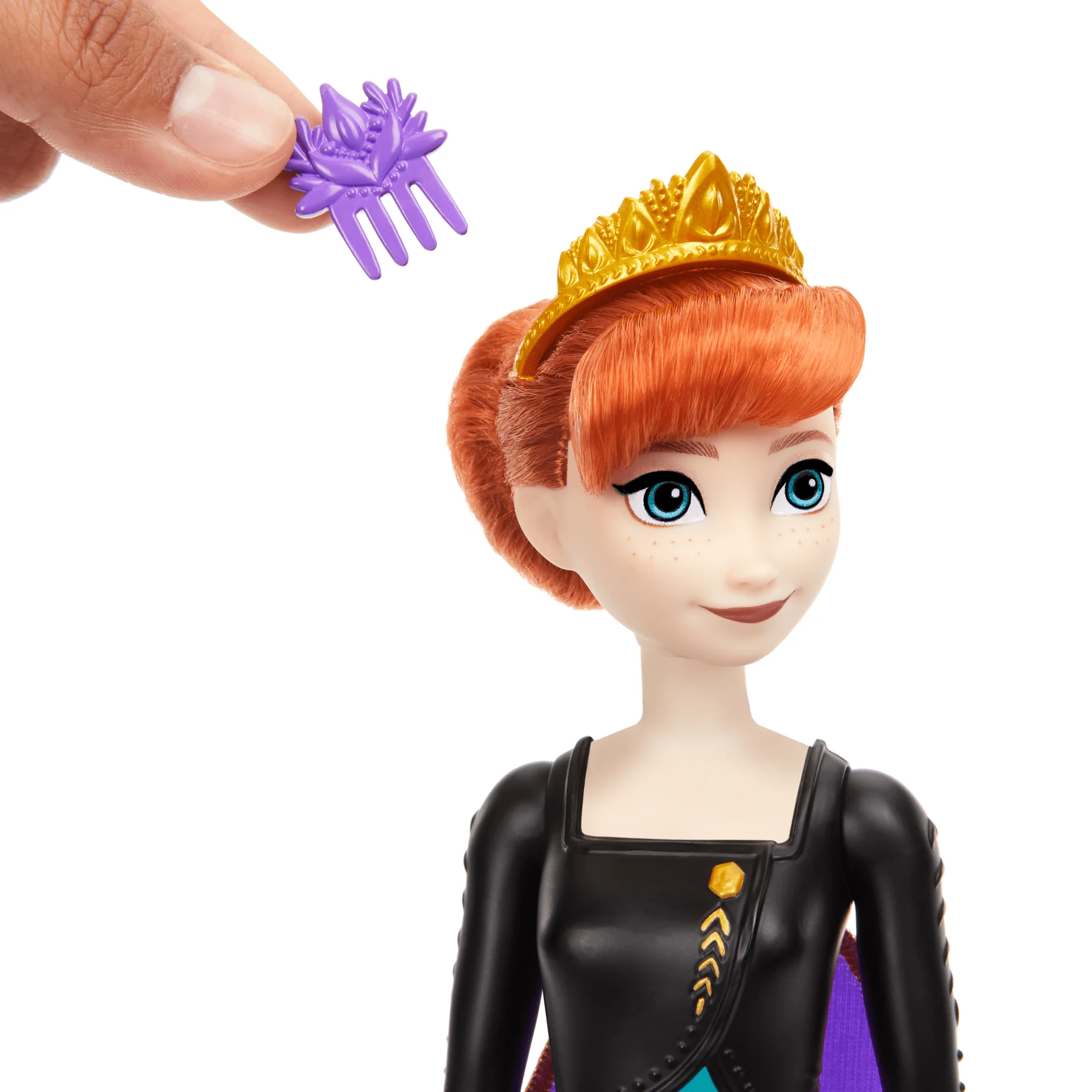 Disney Frozen Spin & Reveal Anna Fashion Doll & Accessories With 11 Surprises - Image 4