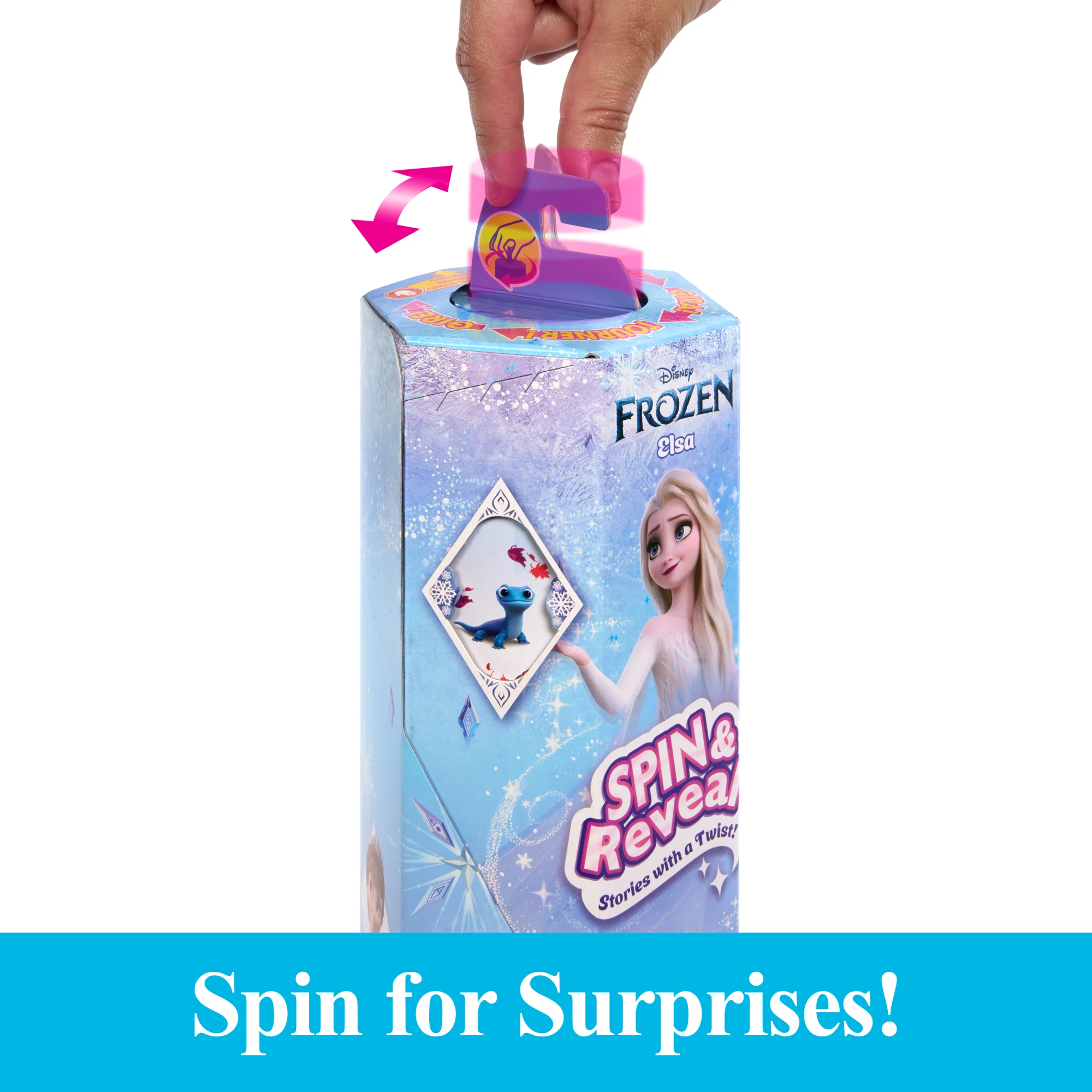 Disney Frozen Spin & Reveal Elsa Fashion Doll & Accessories With 11 Surprises - Image 2