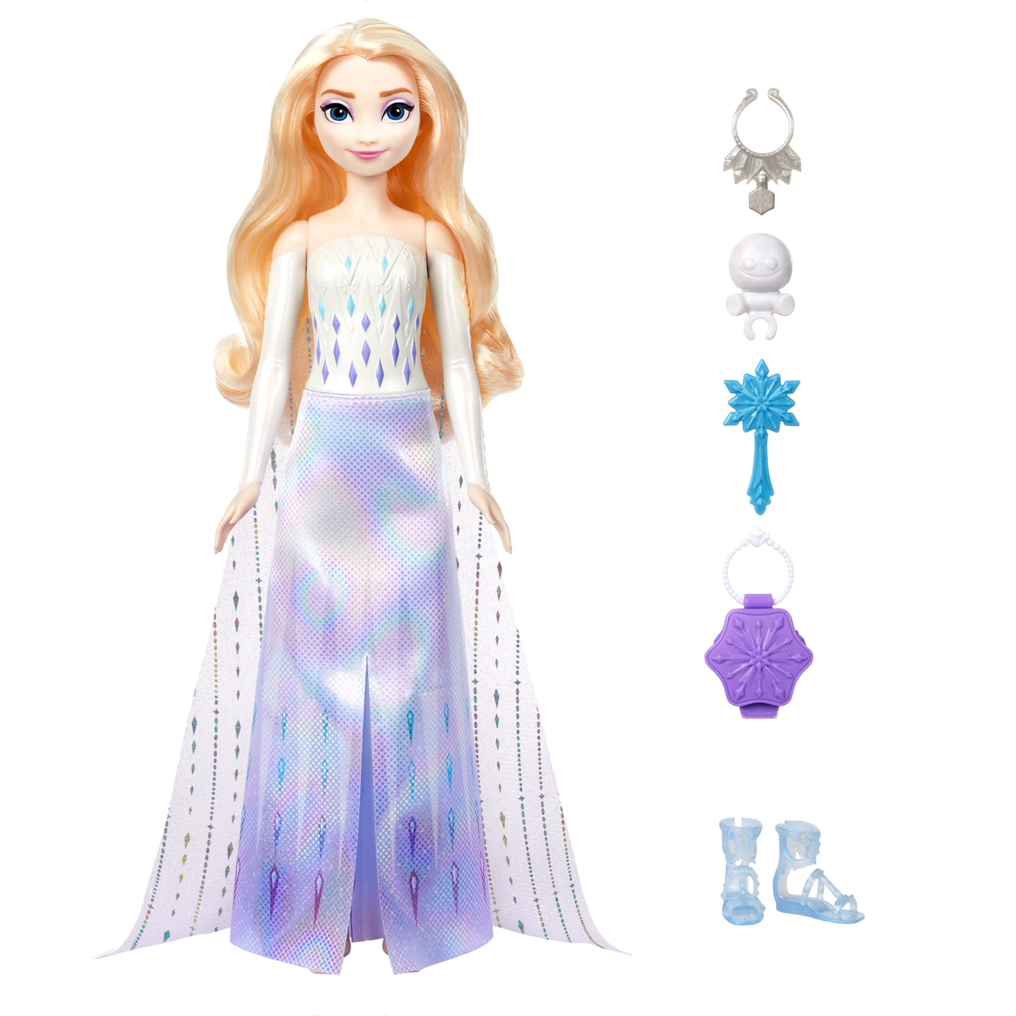 Disney Frozen Spin & Reveal Elsa Fashion Doll & Accessories With 11 Surprises - Image 4