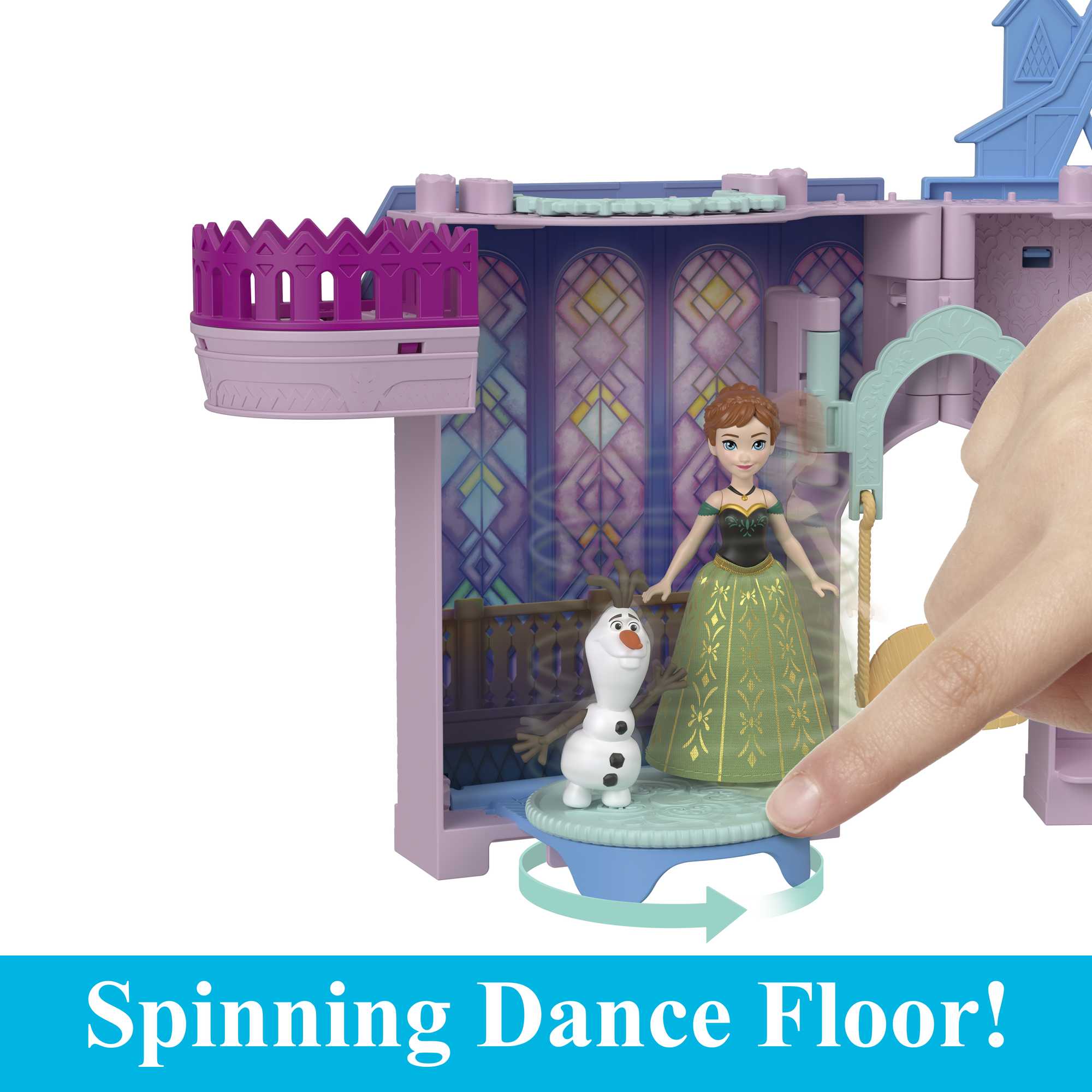 Disney Frozen Storytime Stackers™ Playset, Anna's Arendelle Castle Dollhouse With Small Doll - Image 5