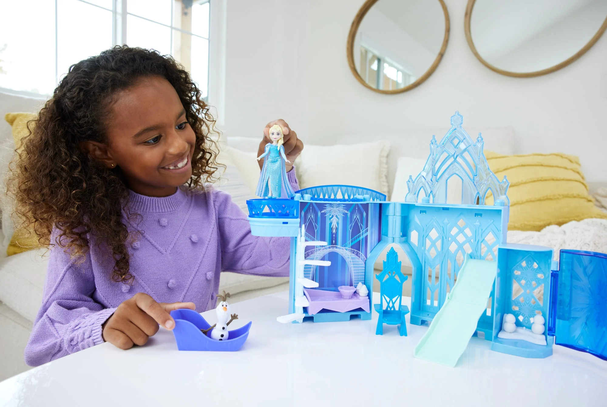 Castillo Apilable De Elsa De Disney Frozen, Juguetes Y Regalos Para Niños Y Niñas - Image 2