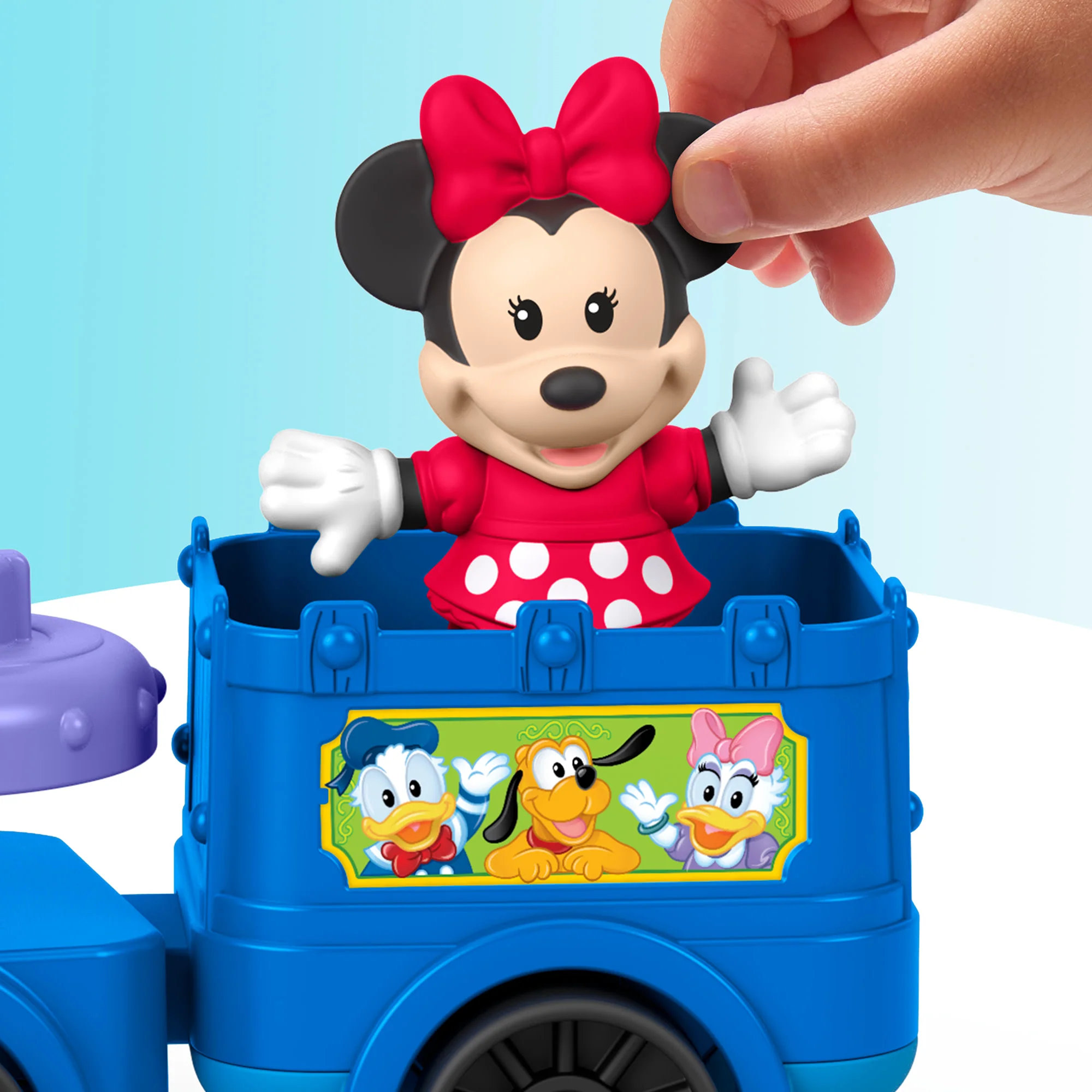Fisher-Price Little People Disney Jr Mickey En Minnie Muzikale Trein Peuterspeelgoed Met 2 Figuren - Image 3