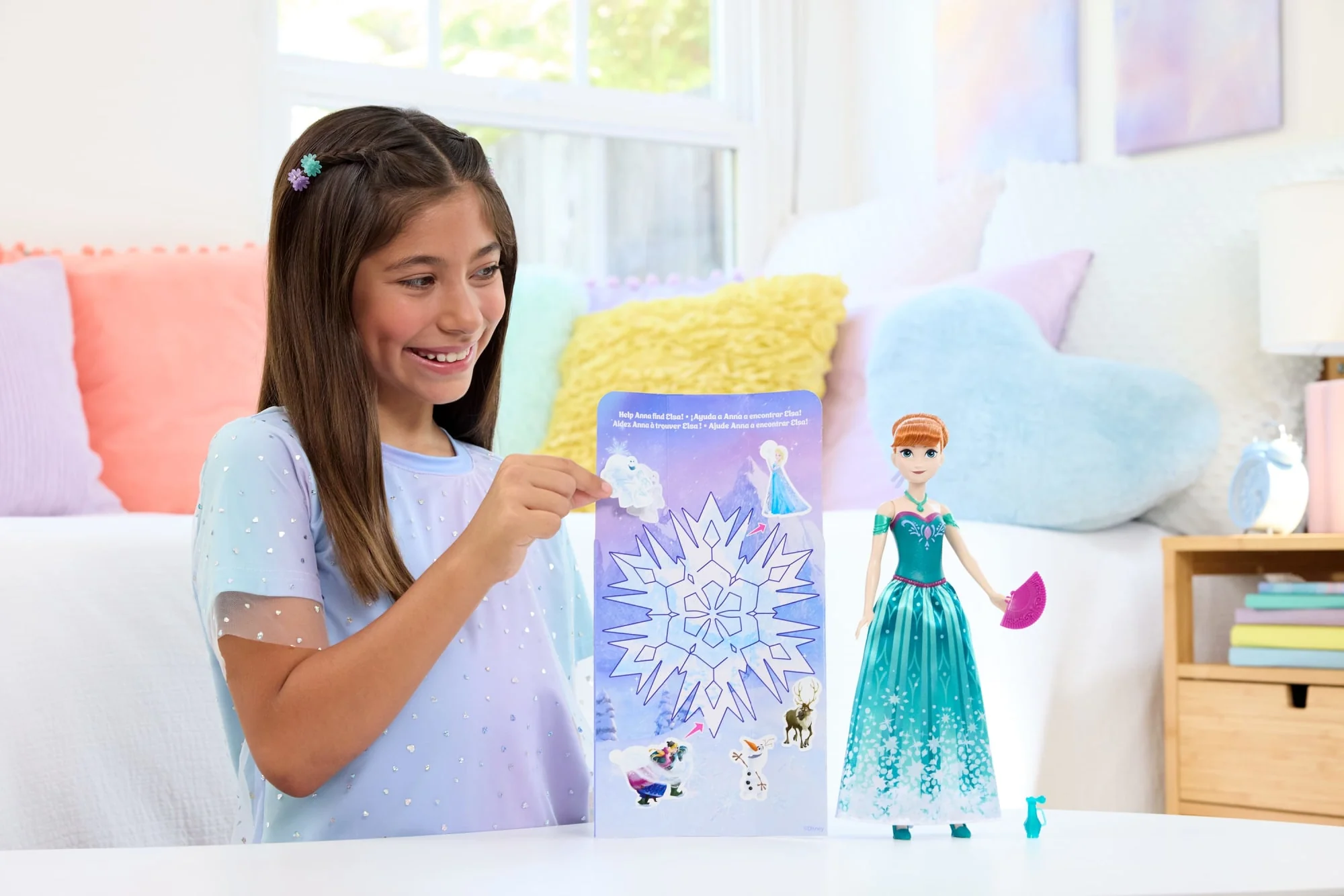 Disney Karlar Ülkesi Eğlenceli Sürprizler Anna Bebek, Aksesuarlar Ve Disney Filminden Ilham Alan 11 Sürpriz - Image 2