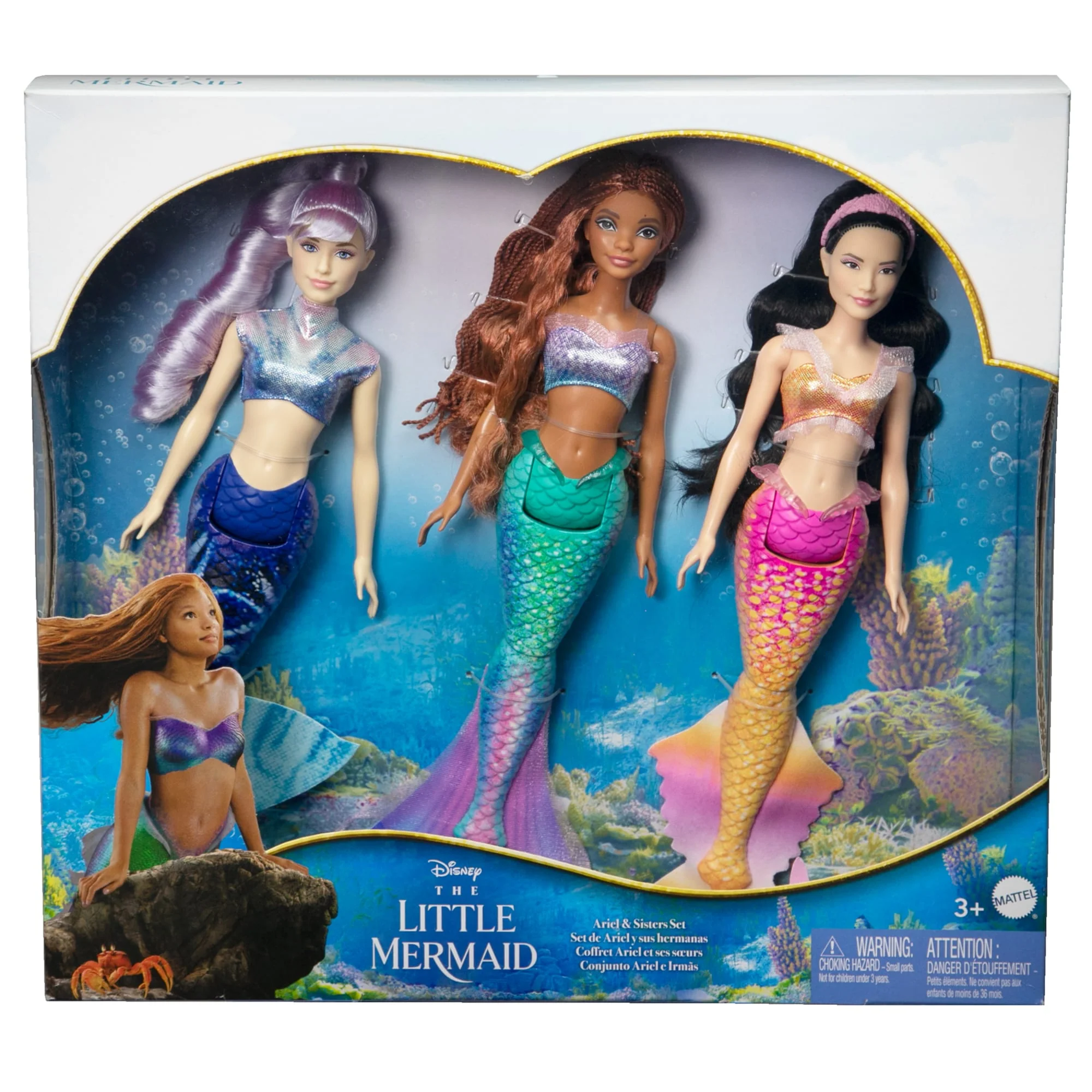 Disney La Petite Sirène - Coffret 3 Sœurs Sirènes-Poupées - Image 6