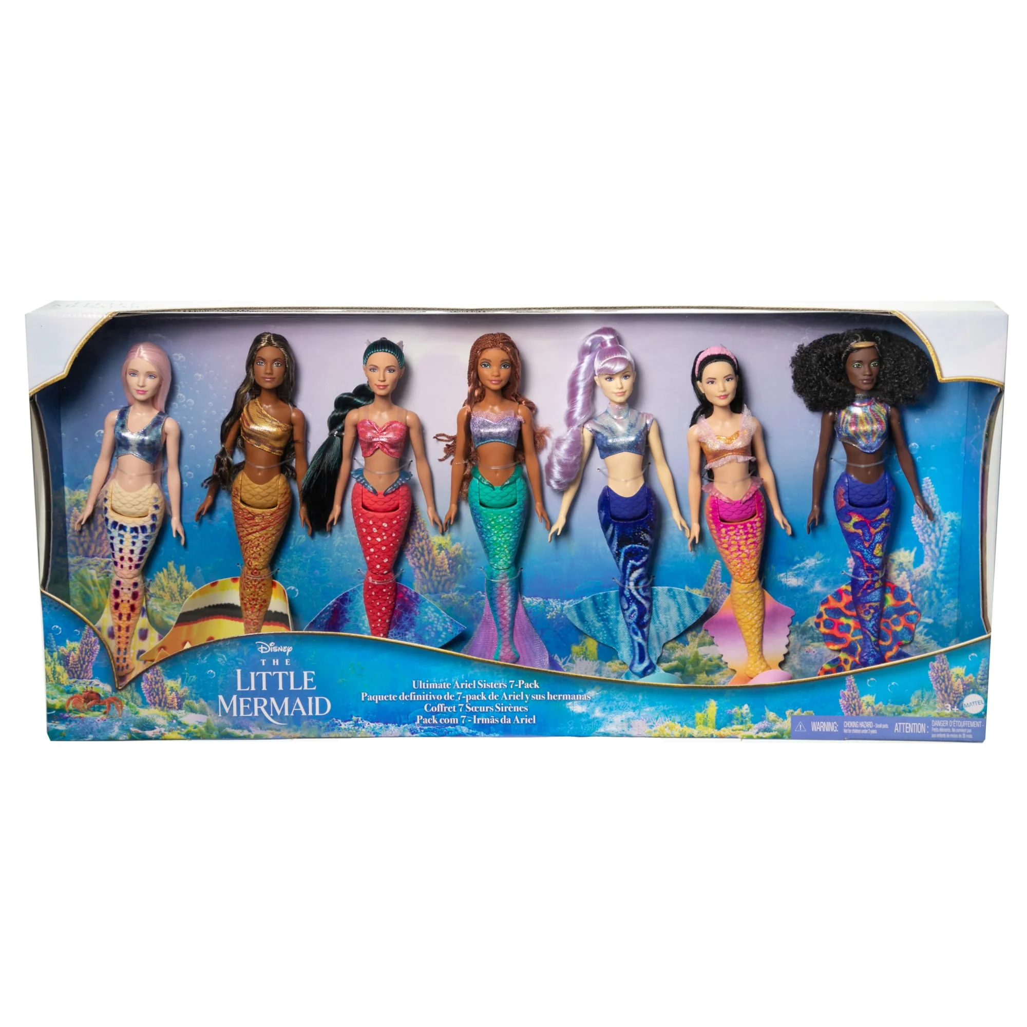 Disney La Petite Sirène - Coffret 7 sœurs sirènes avec Ariel - Image 6