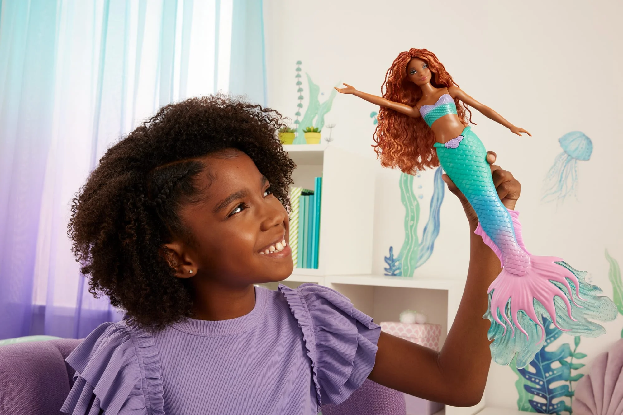 Disney La Petite Sirène - Poupée Ariel Chant et Fantaisie - Image 2