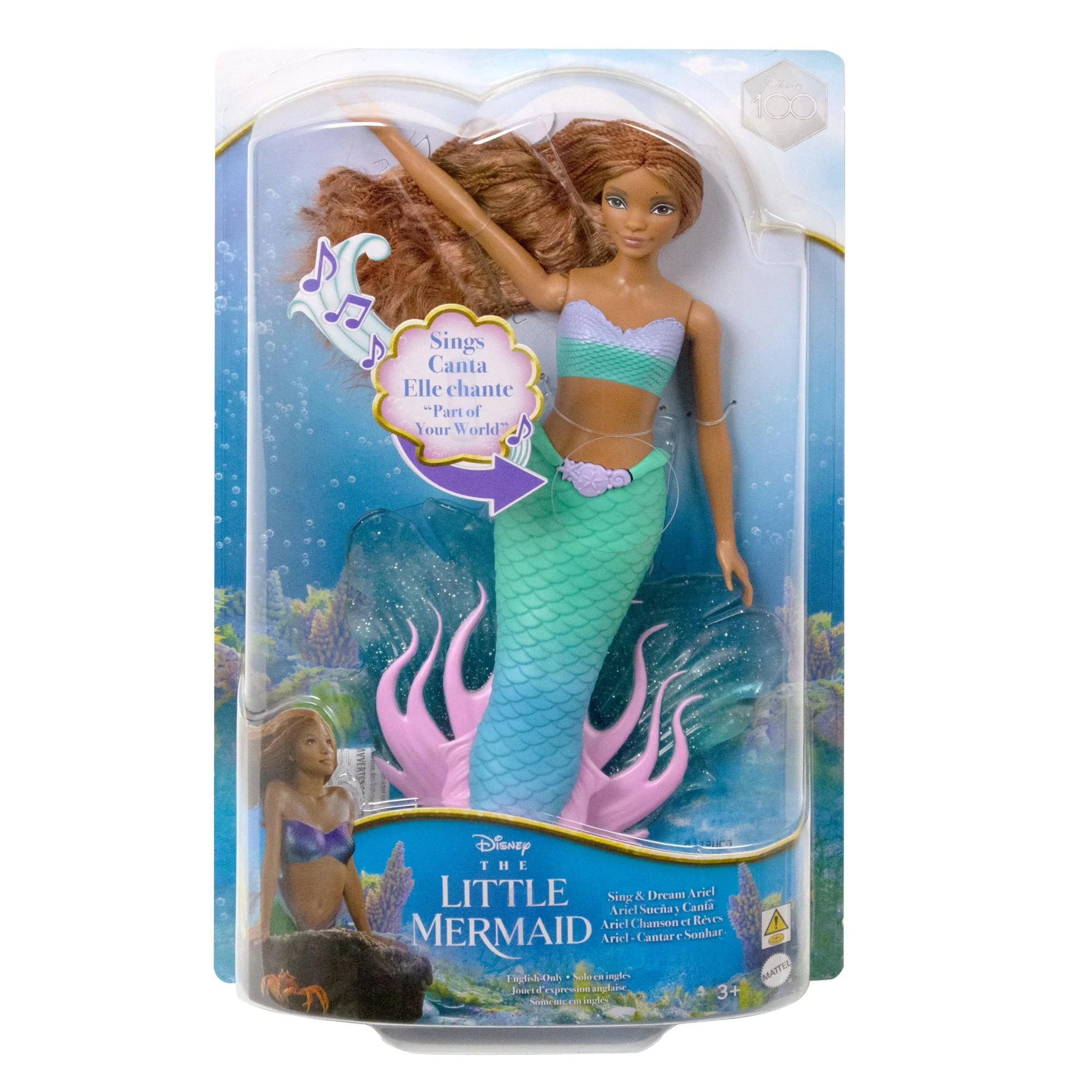 Disney La Petite Sirène - Poupée Ariel Chant et Fantaisie - Image 6