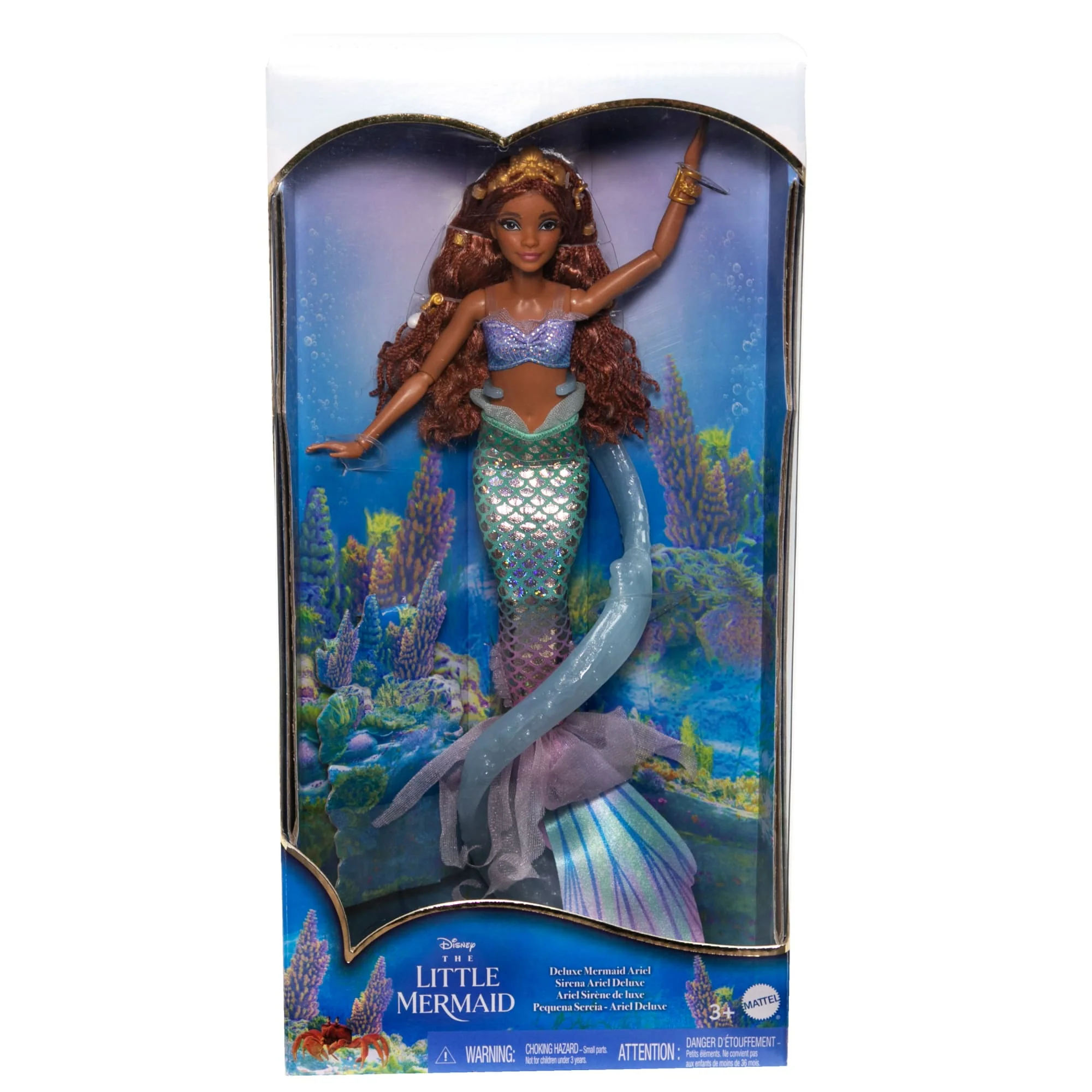Disney La Petite Sirène - Poupée Ariel Deluxe Avec Bijoux De Cheveux - Image 6