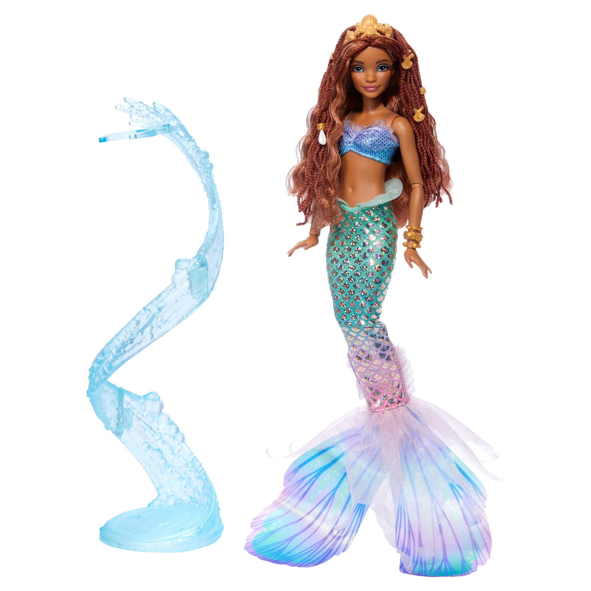 Disney La Petite Sirène - Poupée Ariel Deluxe Avec Bijoux De Cheveux - Image 7