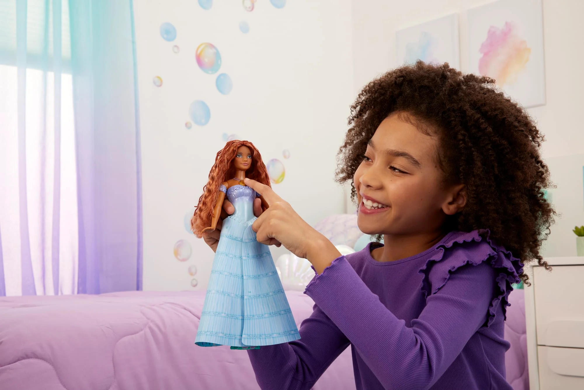 Disney La Petite Sirène - Poupée Ariel Transformable Humaine Et Sirène - Image 3