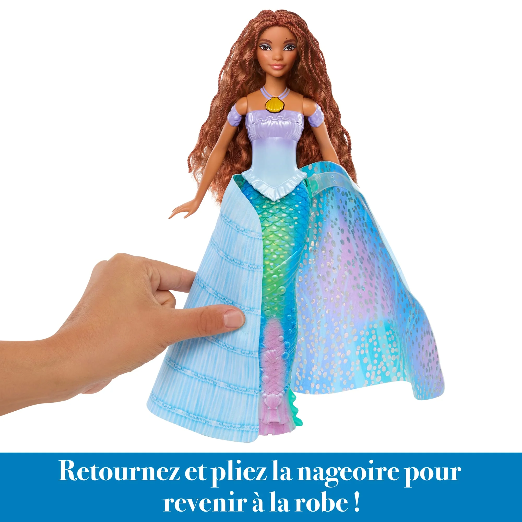 Disney La Petite Sirène - Poupée Ariel Transformable Humaine Et Sirène - Image 7