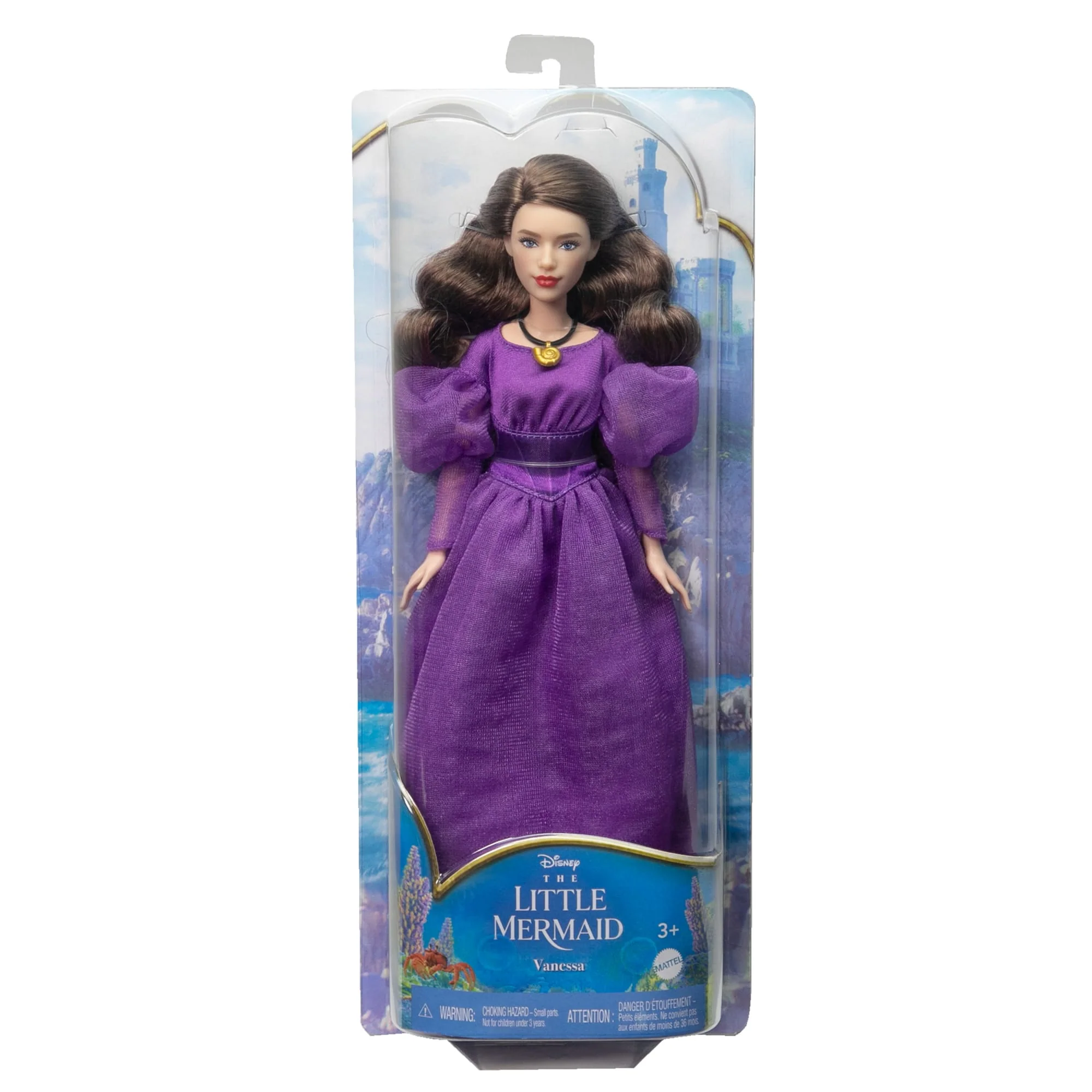 Disney La Petite Sirène - Poupée Vanessa Avec Robe Violette - Image 6