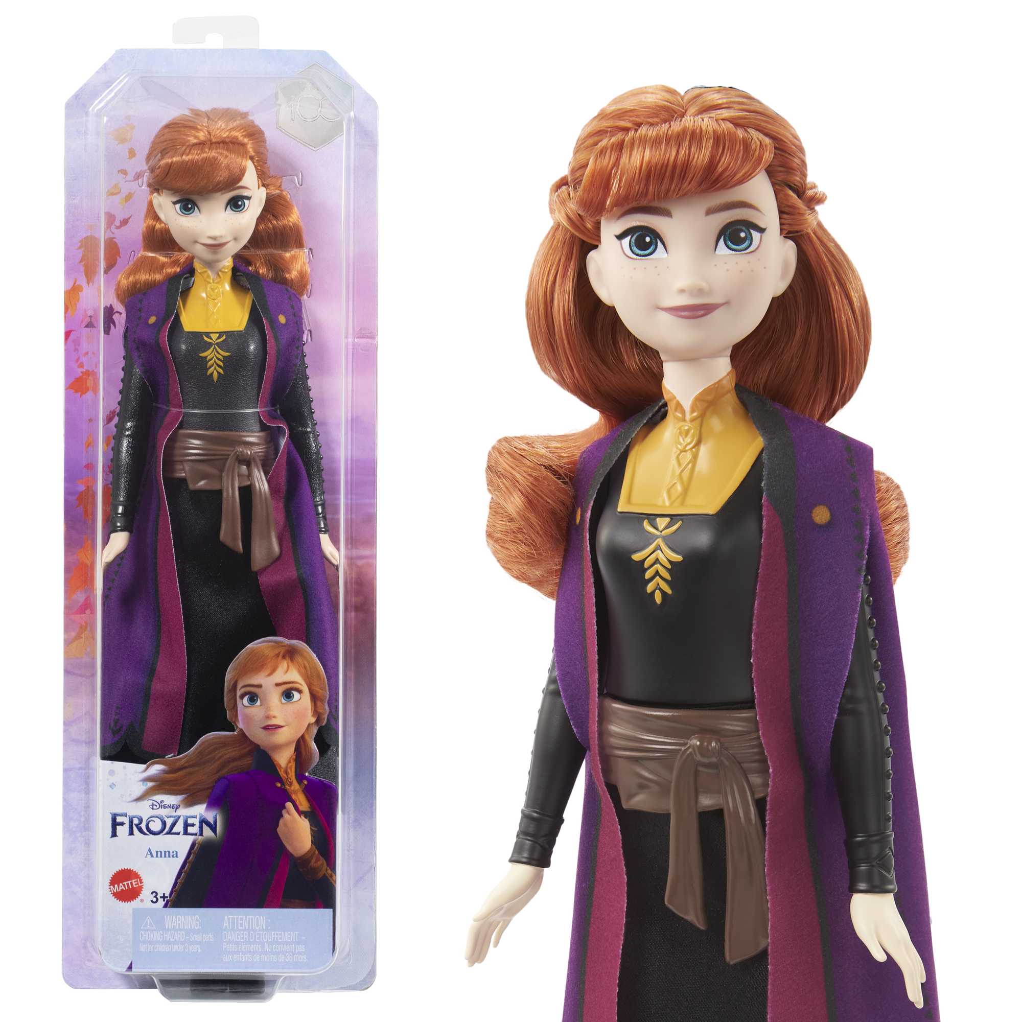 Disney Frozen - La Reine Des Neiges 2 - Poupée Anna - Figurine - 3 Ans Et +