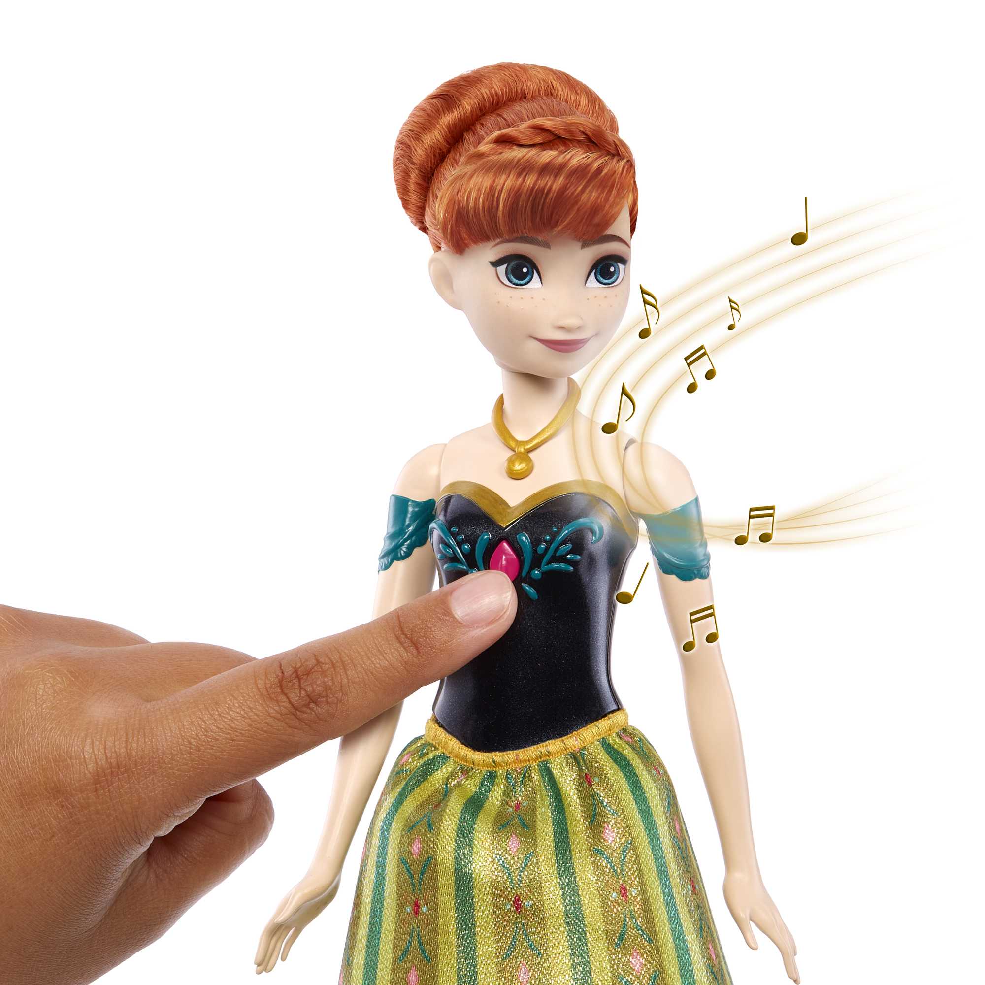 Disney Frozen - La Reine des Neiges - Poupée Anna Chantante « Le Renouveau » Figurine - 3 ans et + - Image 3