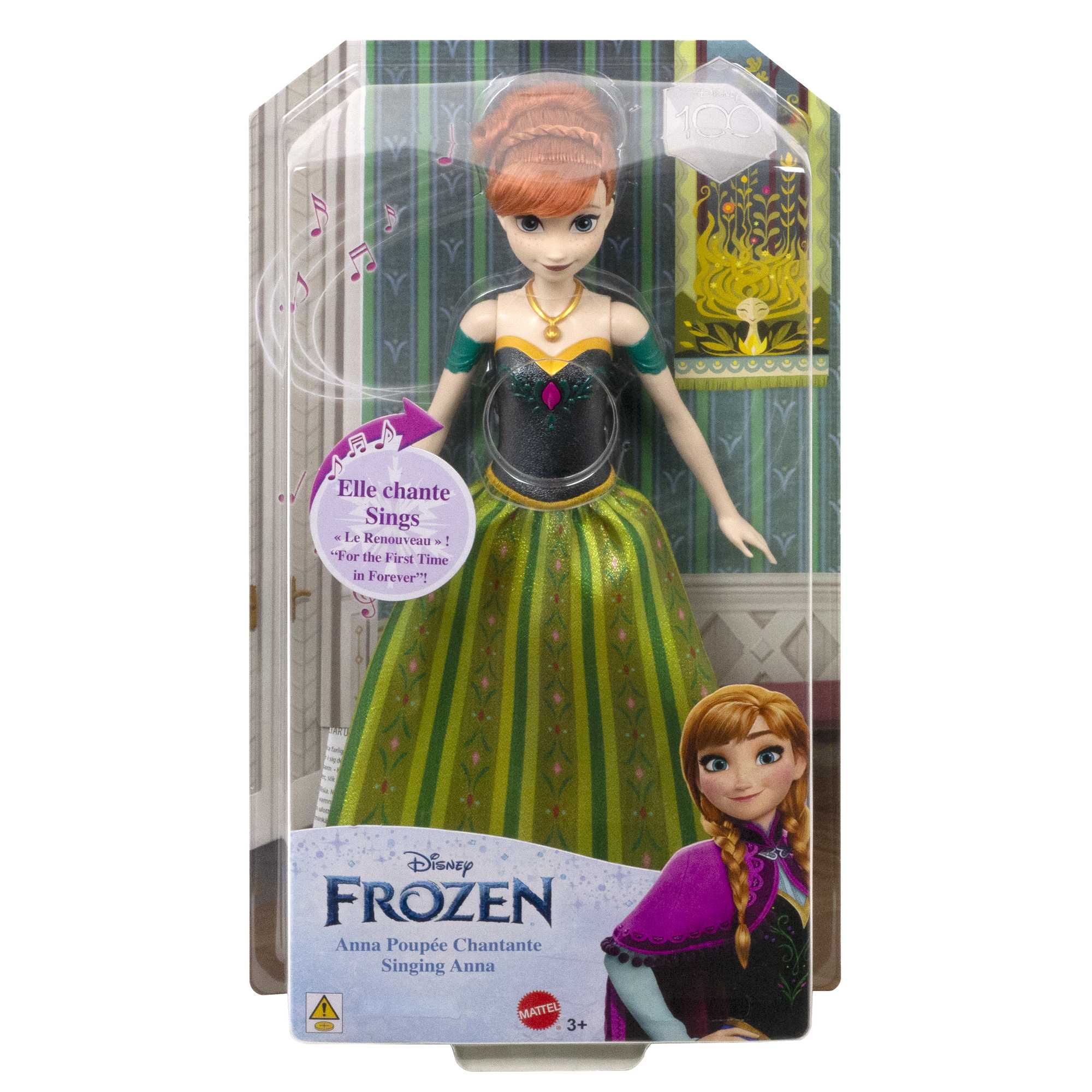 Disney Frozen - La Reine des Neiges - Poupée Anna Chantante « Le Renouveau » Figurine - 3 ans et + - Image 6