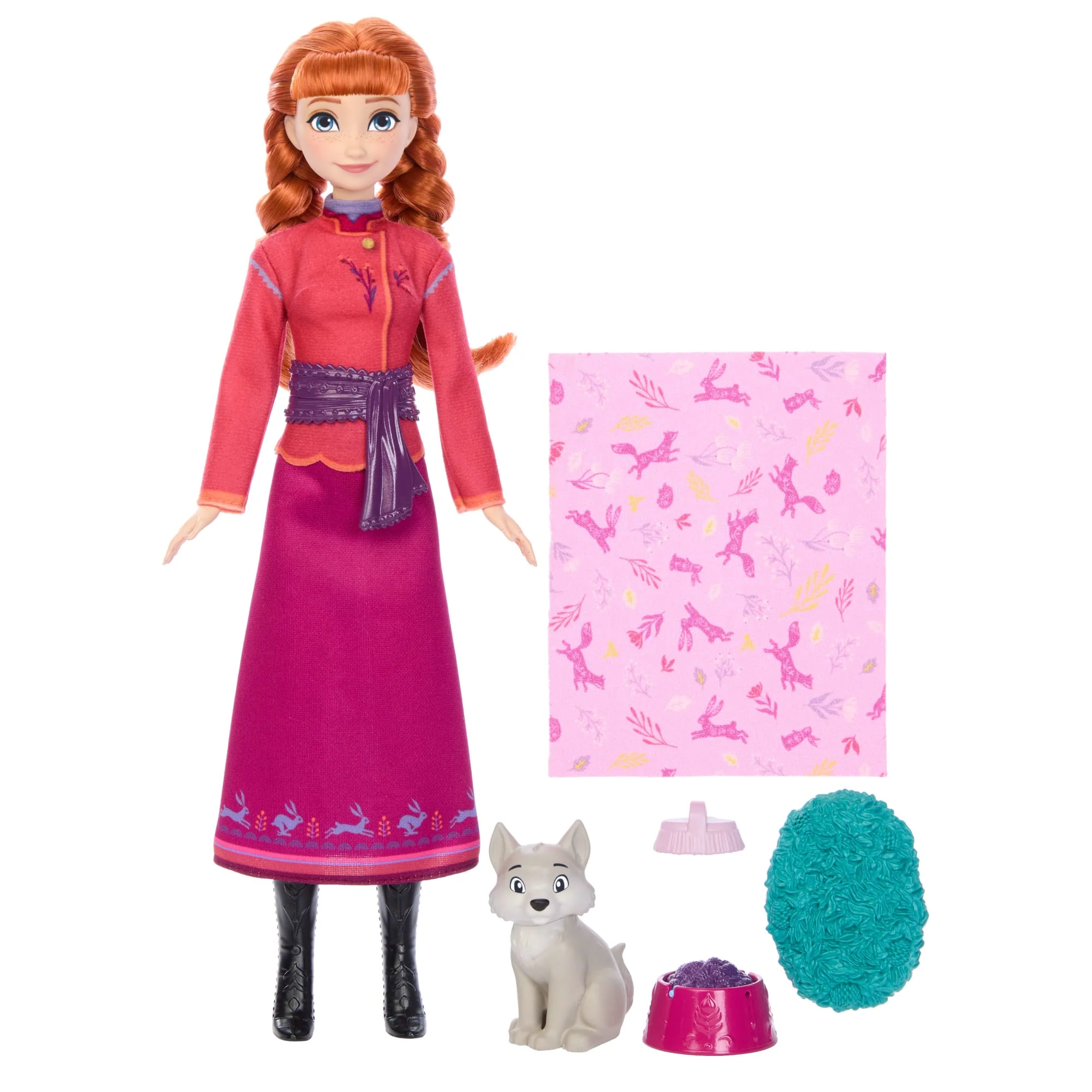 Disney La Reine Des Neiges-Coffret Anna Et Le Louveteau-4 Accessoires - Image 5