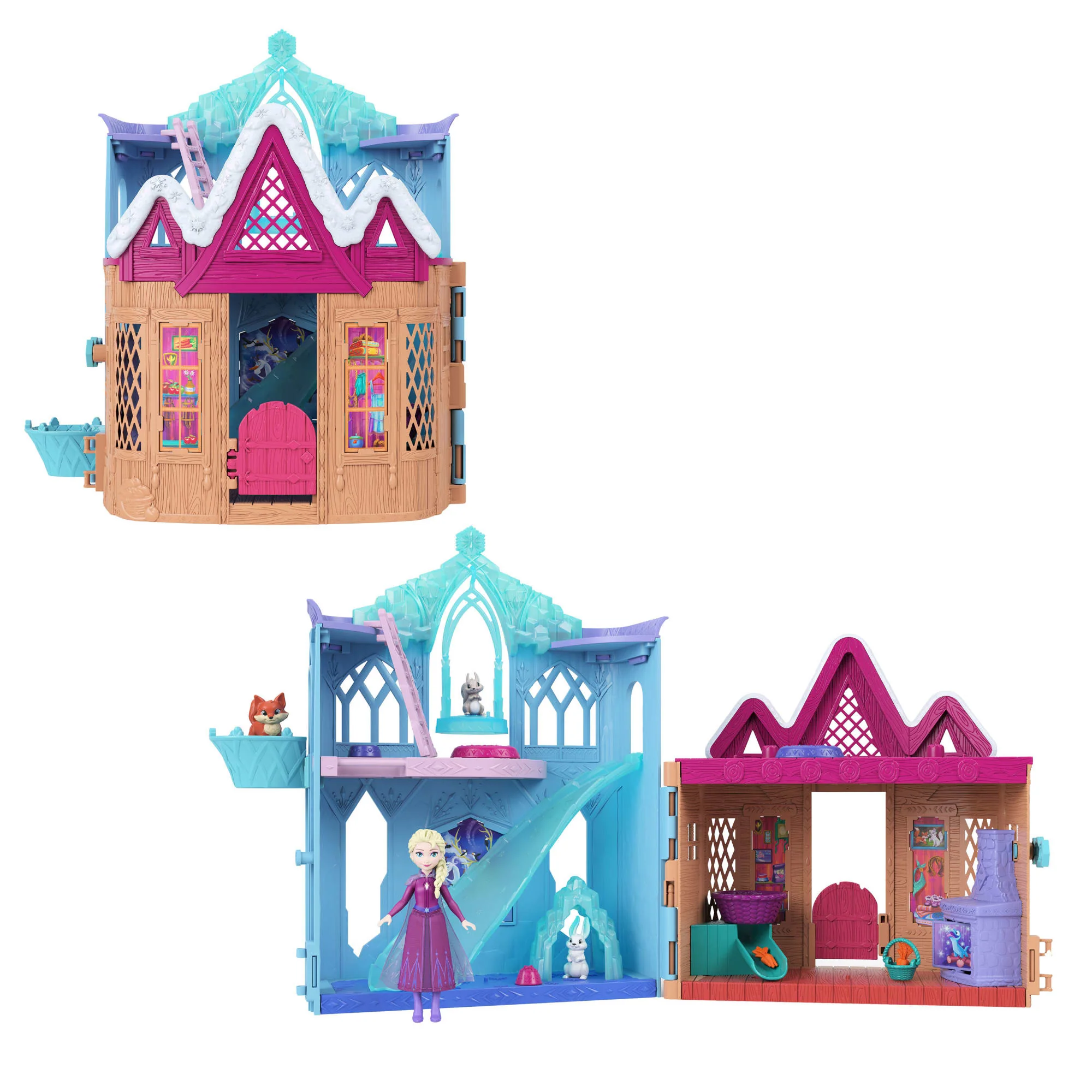 Disney La Reine Des Neiges-Coffret Château Jeu Des Animaux D’Hiver