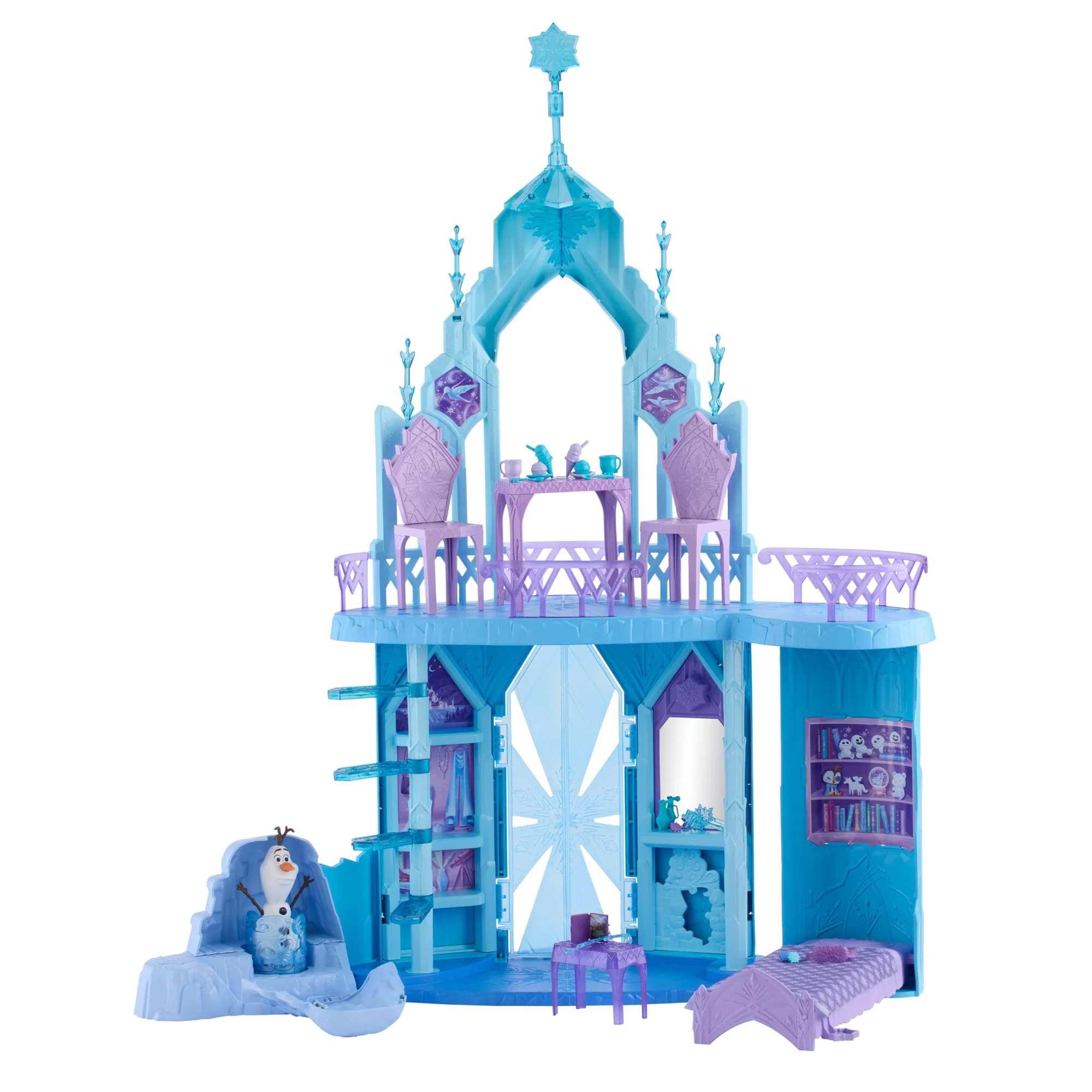 Disney La Reine Des Neiges-Palais De Glace D’Elsa-Olaf, 21 Accessoires - Image 2