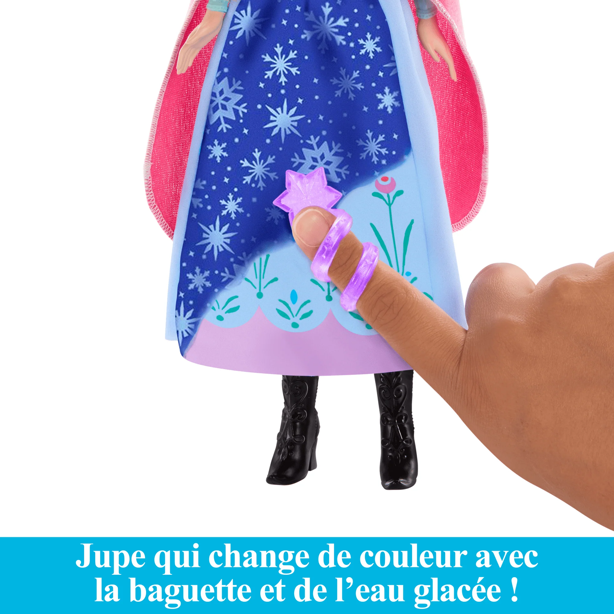 Disney La Reine Des Neiges - Anna Et Sa Robe Magique - Poupée - 3 Ans Et + - Image 3