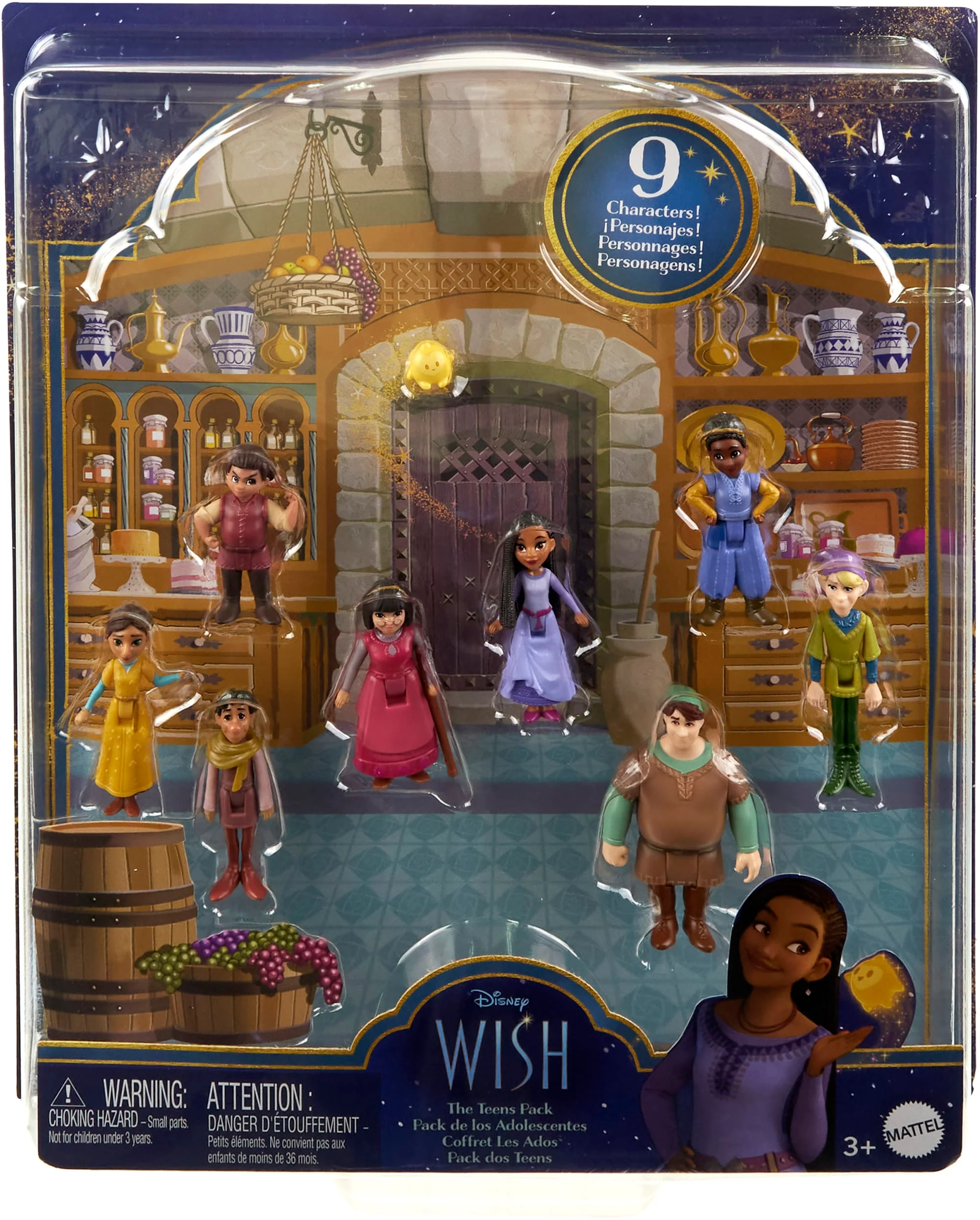 Disney Les Ados Coffret Wish Avec 8 Mini-Poupées Articulées Et 1 Figurine Star, Personnages Fidèles Au Film - Image 6