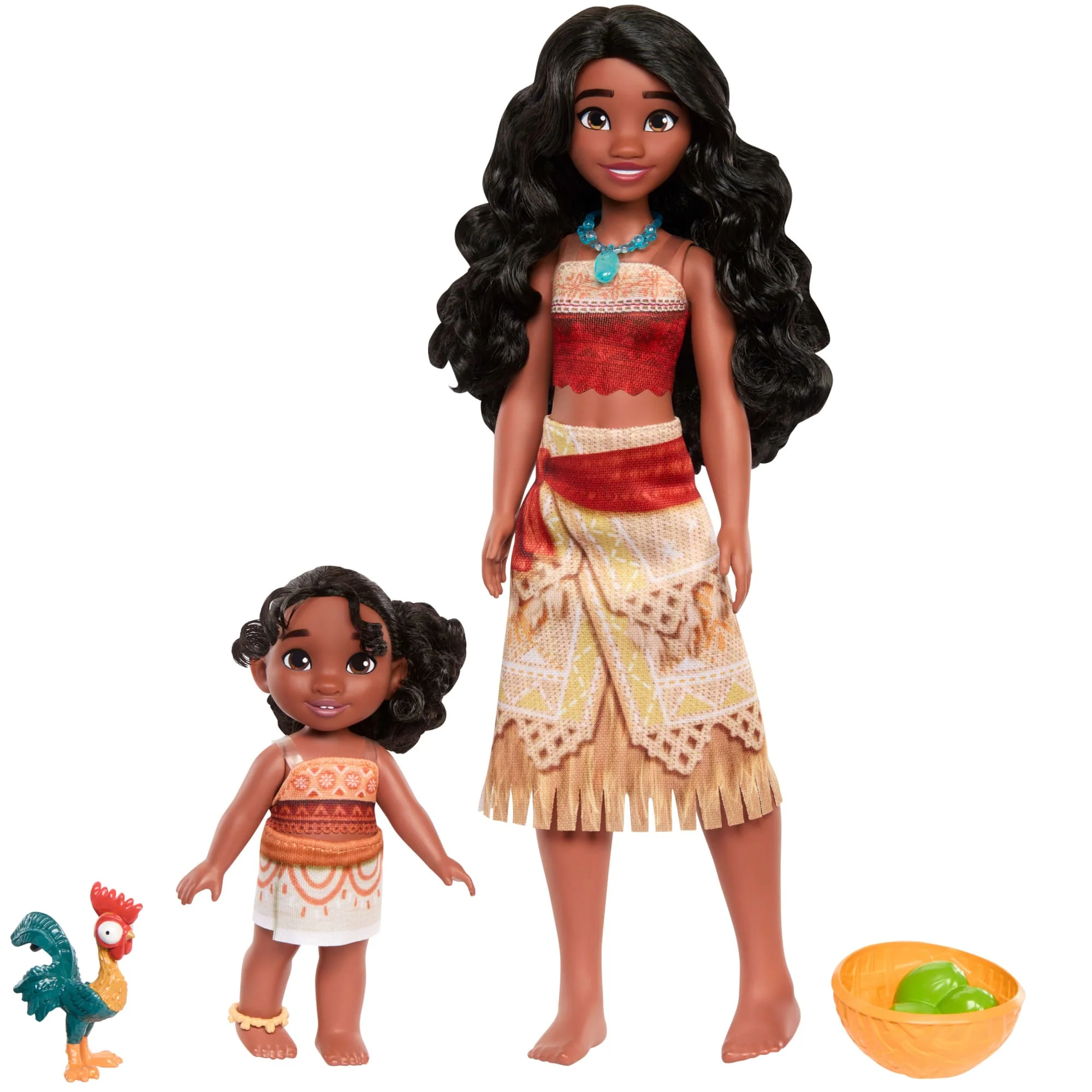 Disney Moana 2 Moana & Simea Sister Set With 2 Fashion Dolls & 3 Accessories, Inspired By The Movie - Image 3