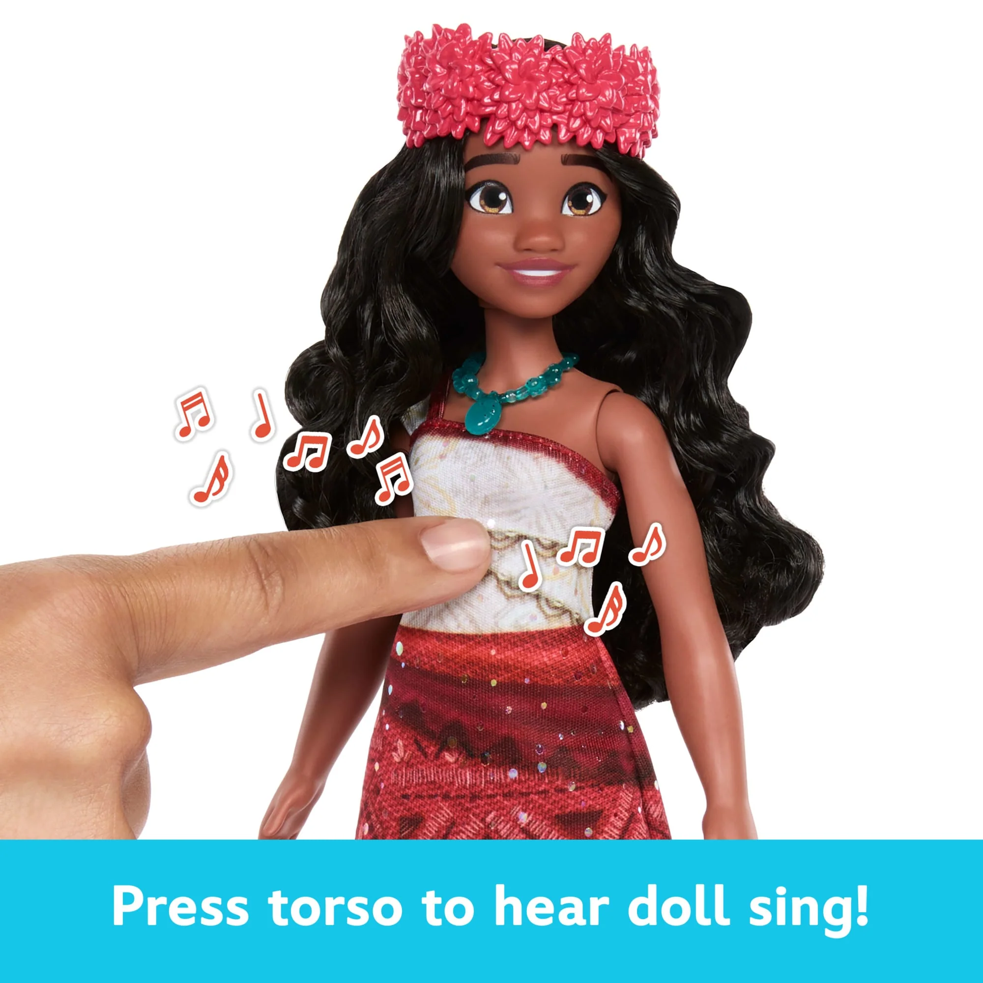 Disney Moana 2 Singing Adventure Moana Doll & Accessories, Sings “We’re Back” in English - Image 3