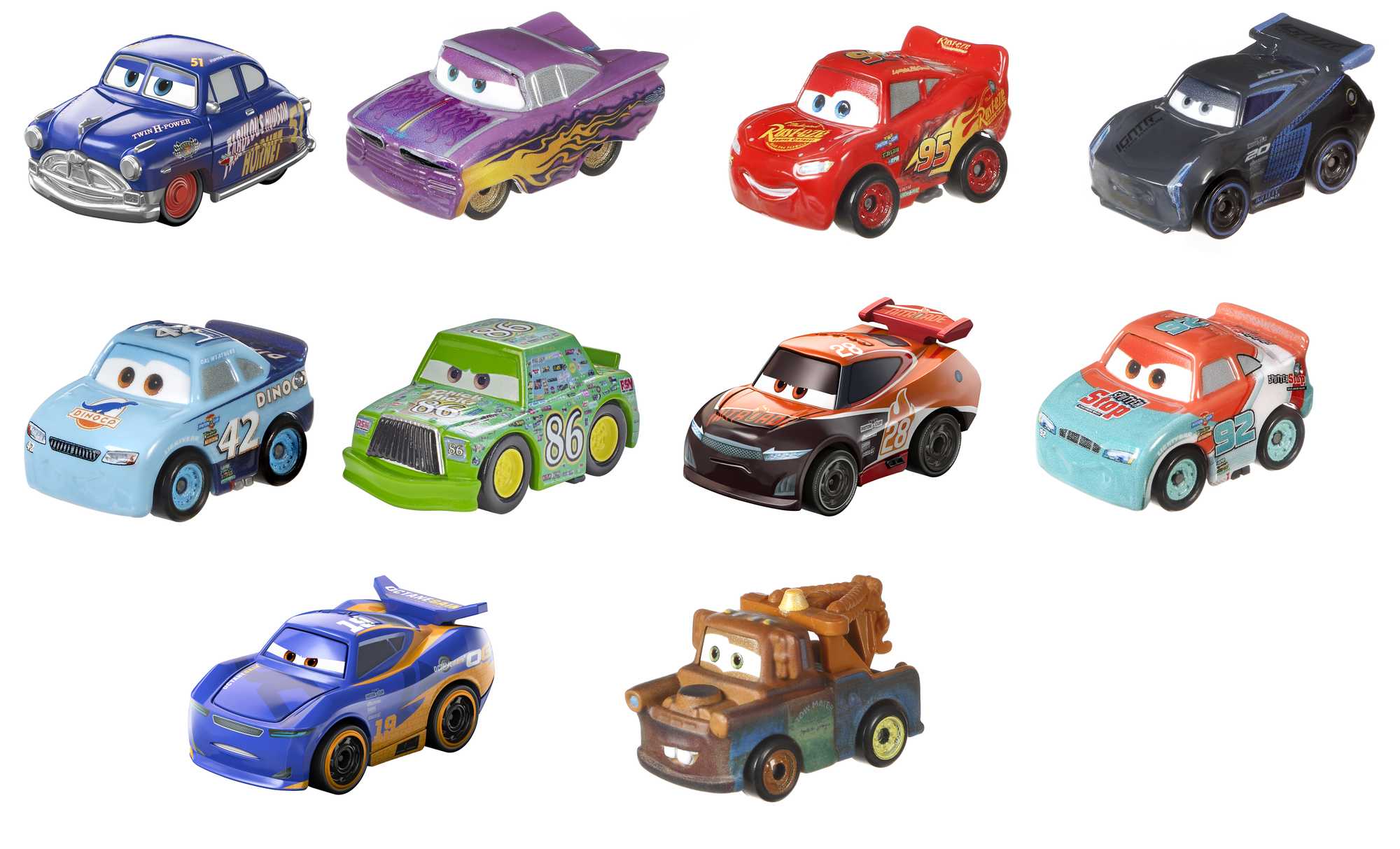 Disney Pixar Cars - Assortiment Coffret 10 Mini-Véhicules - Petite Voiture - 3 Ans Et + - Image 3