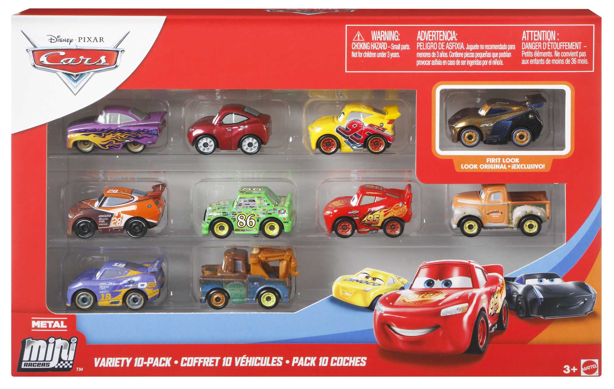 Disney Pixar Cars - Assortiment Coffret 10 Mini-Véhicules - Petite Voiture - 3 Ans Et + - Image 7