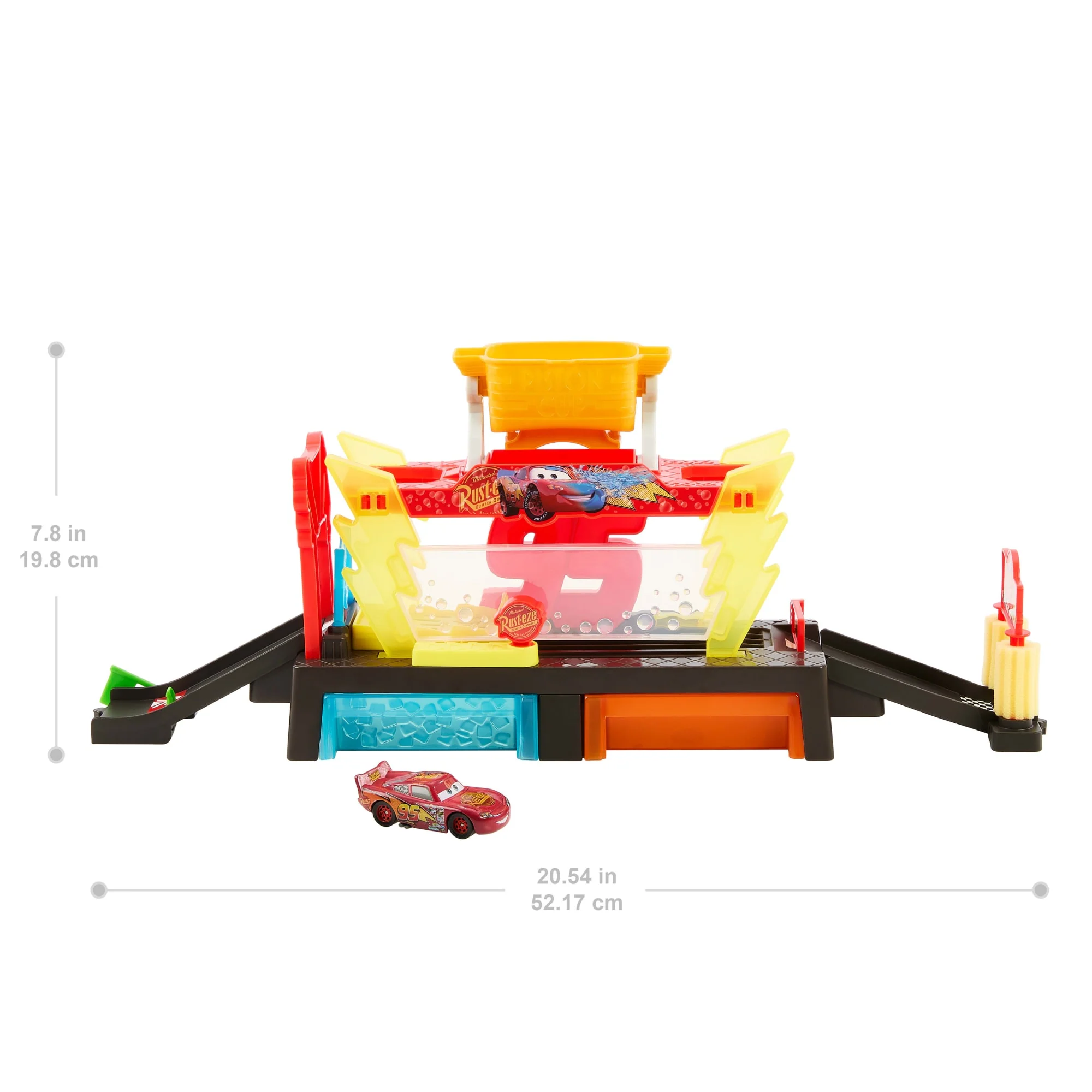 Disney Pixar Cars Autowaschanlagen-Spielset Für Rennwagen Und Lightning Mcqueen Mit Farbwechseleffekt - Image 6