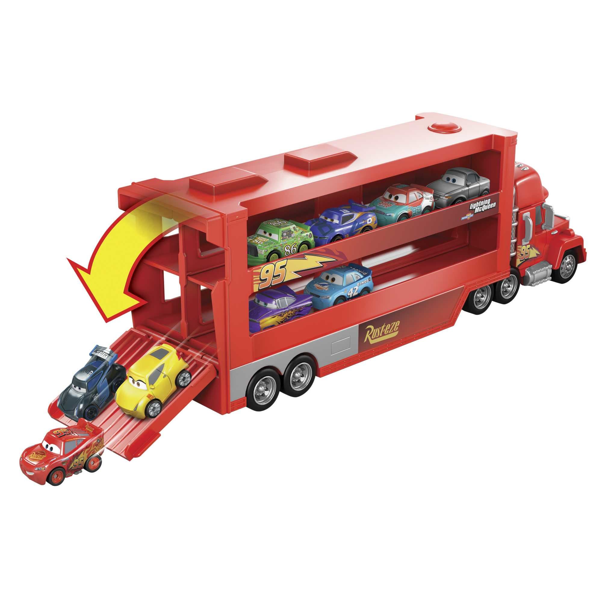 Disney Pixar Cars - Assortiment Transporteur Mini Racers Avec Mini-Véhicule - Petite Voiture - 4 Ans Et + - Image 5