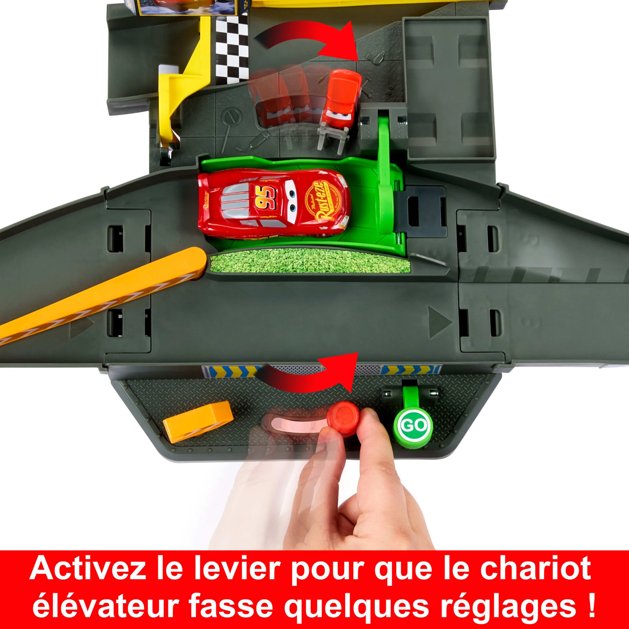 Disney · Pixar Cars-Circuit Course Piston Cup-Avec Voiture 1/55 - Image 5