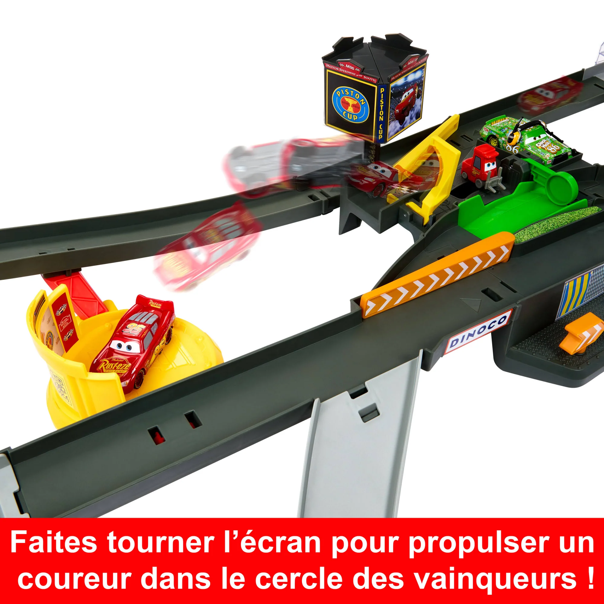 Disney · Pixar Cars-Circuit Course Piston Cup-Avec Voiture 1/55 - Image 8