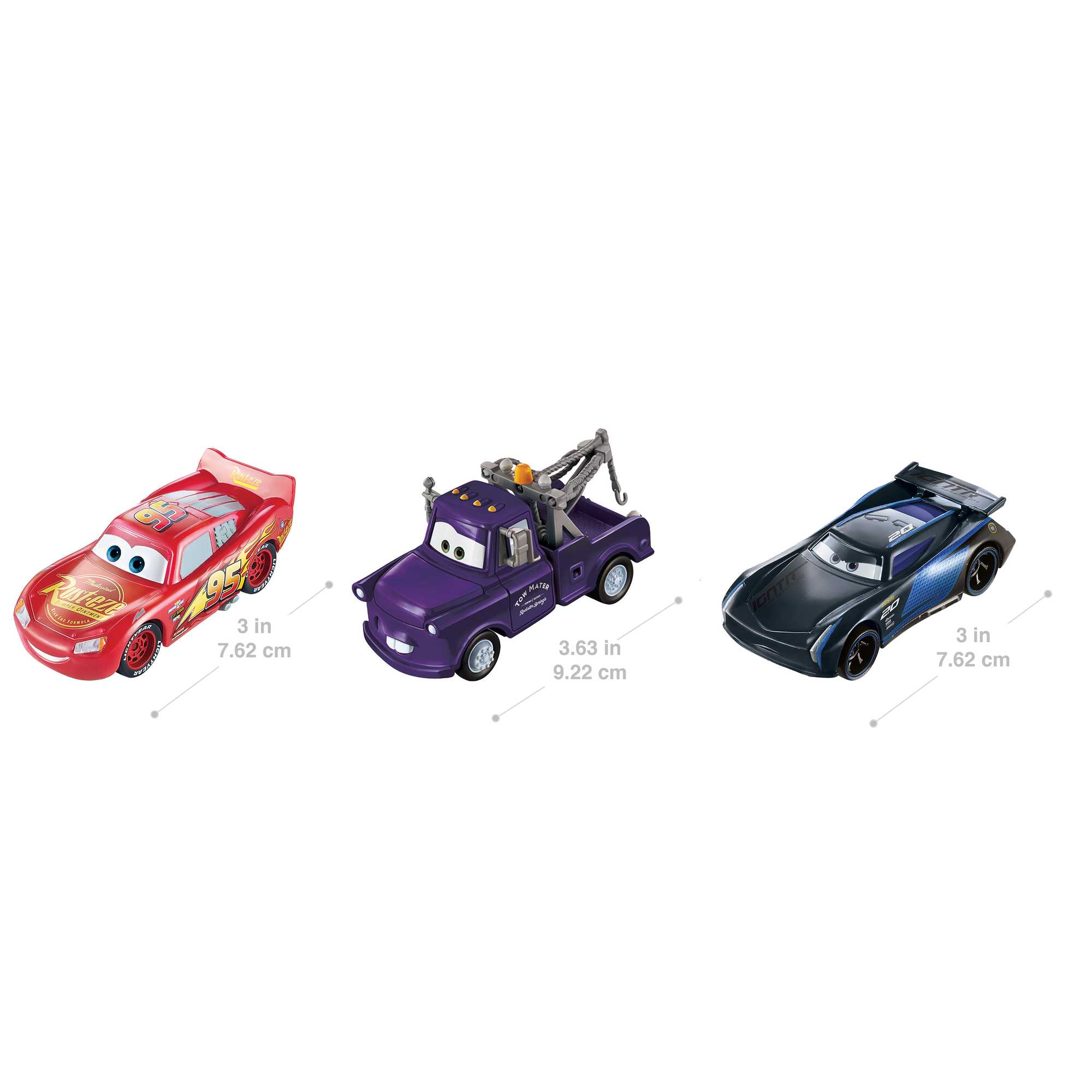 Disney and Pixar Cars Color Changers Lightning McQueen, Mater & Jackson Storm 3-Pack - Image 6